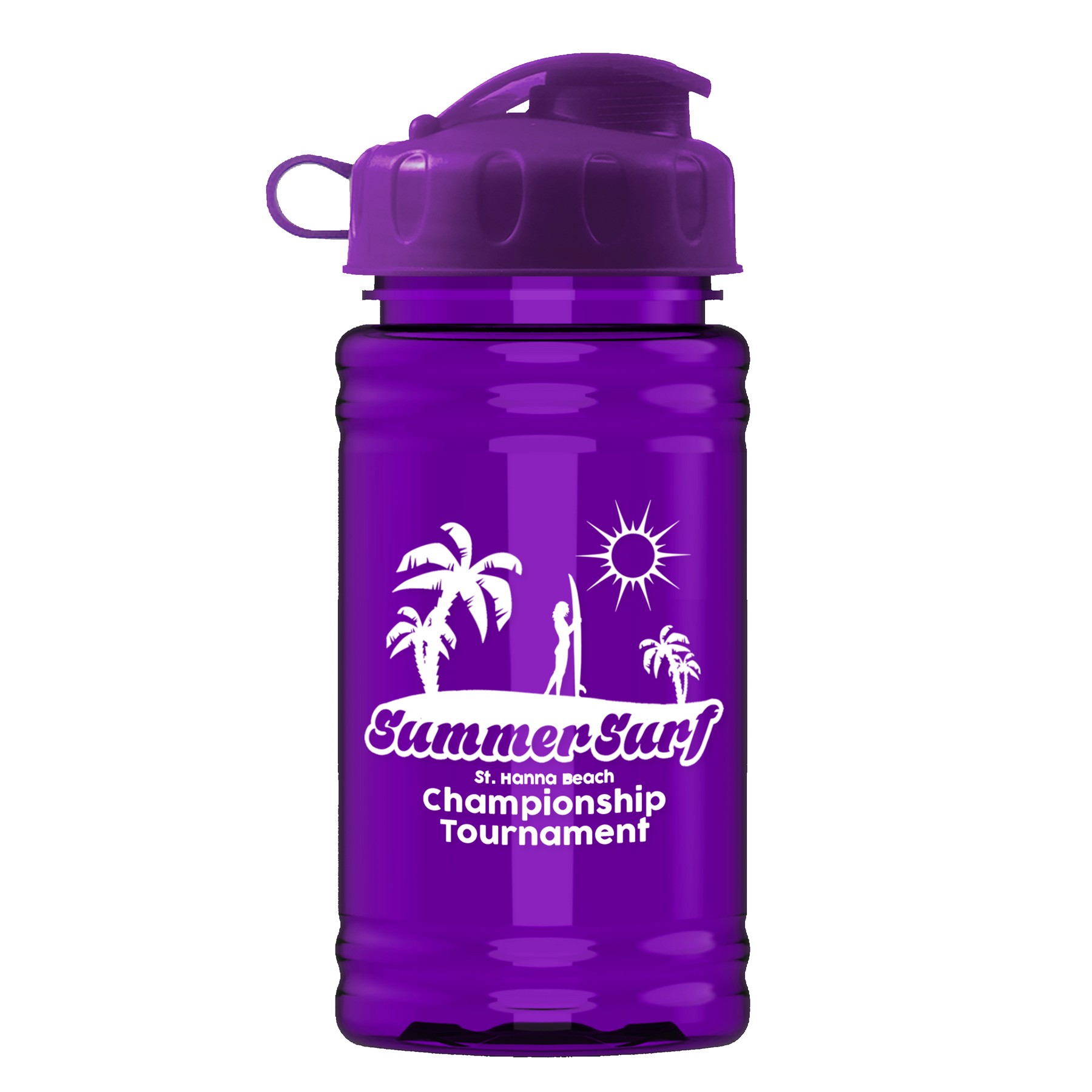 Picture of Garyline® Mini RPET Bottle with Flip Lid - 16 oz.