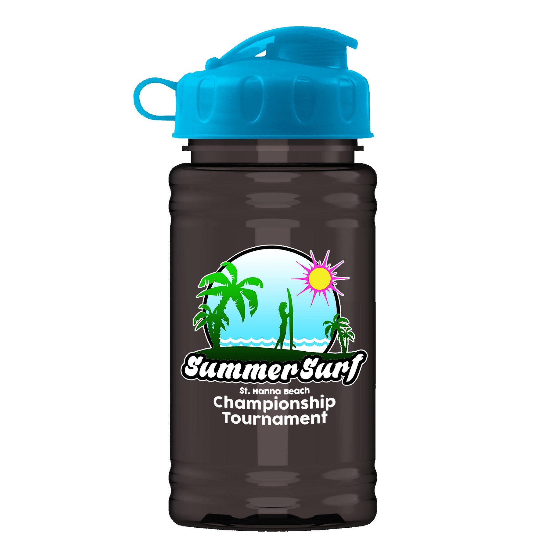 Picture of Garyline® Mini RPET Bottle with Flip Lid - 16 oz.