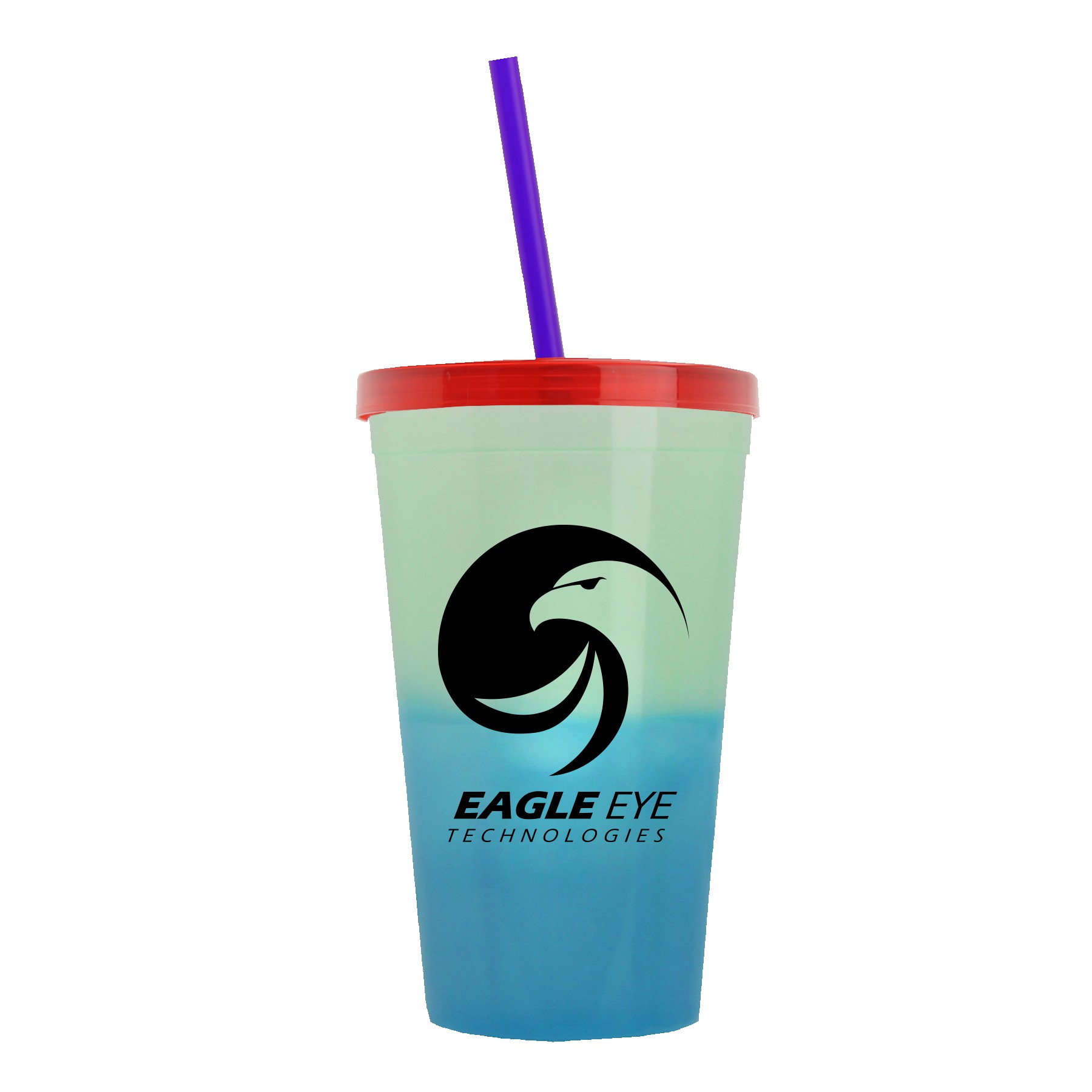 Picture of Garyline® Cups-on-the-Go Color-Changing Sport Sipper - 22 oz.