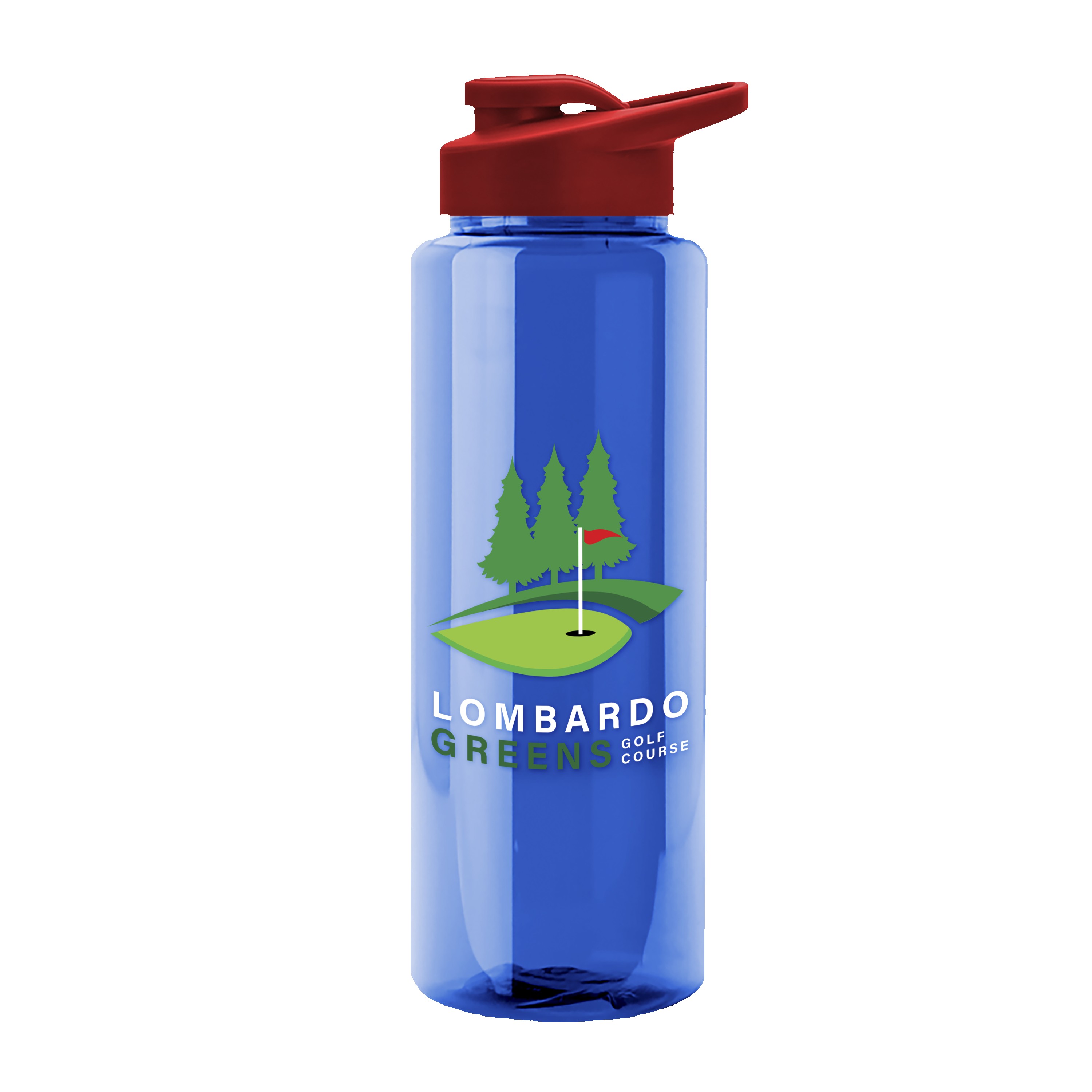 Picture of Garyline® Guzzler Bottle with Drink-Thru Lid - 32 oz.
