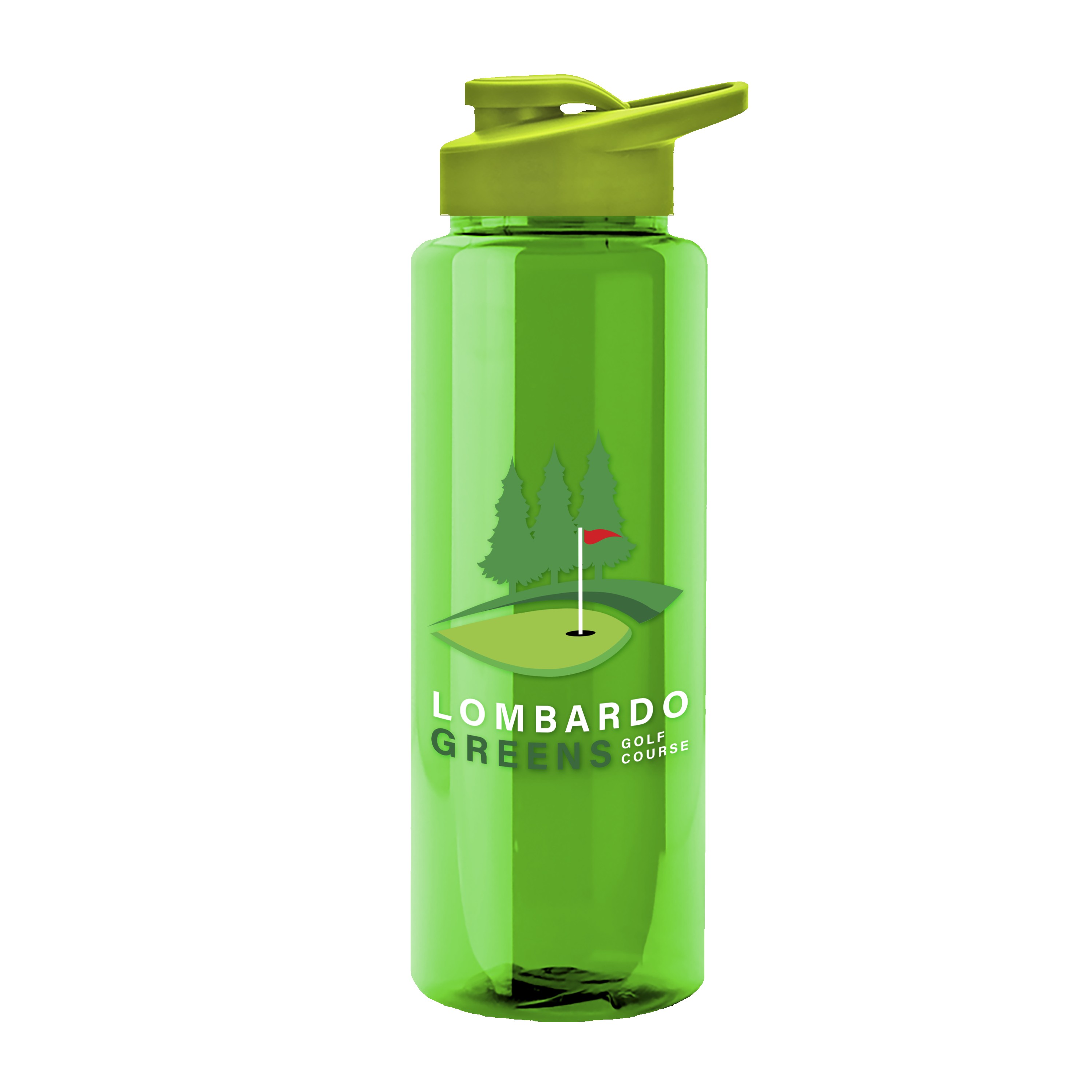 Picture of Garyline® Guzzler Bottle with Drink-Thru Lid - 32 oz.
