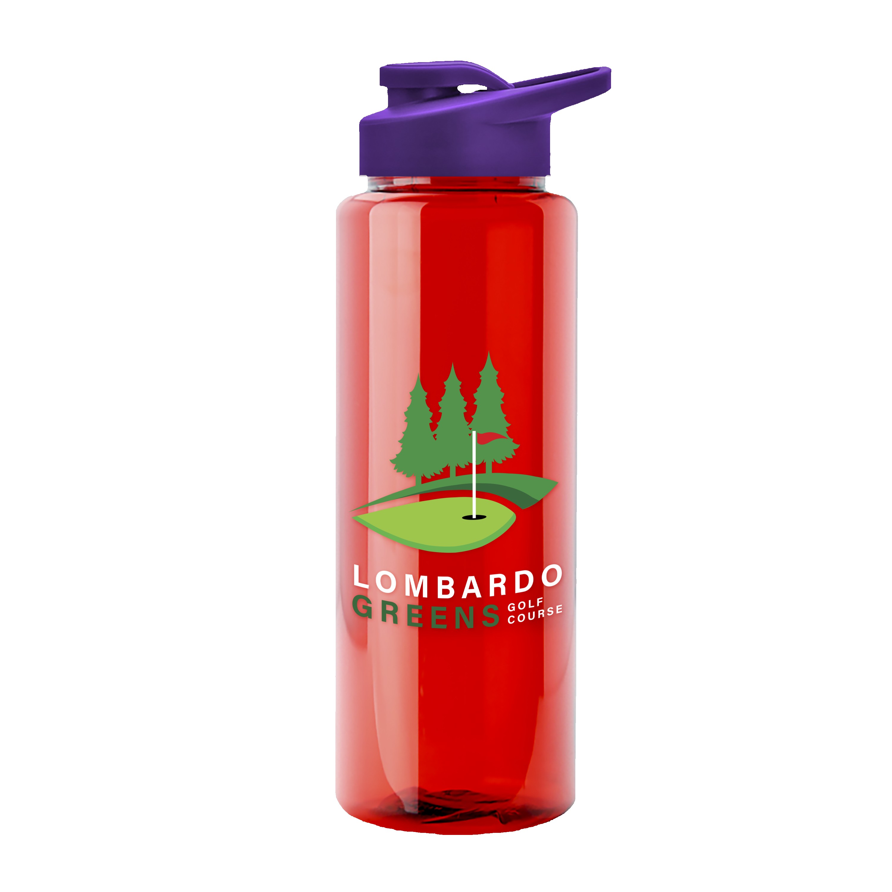 Picture of Garyline® Guzzler Bottle with Drink-Thru Lid - 32 oz.