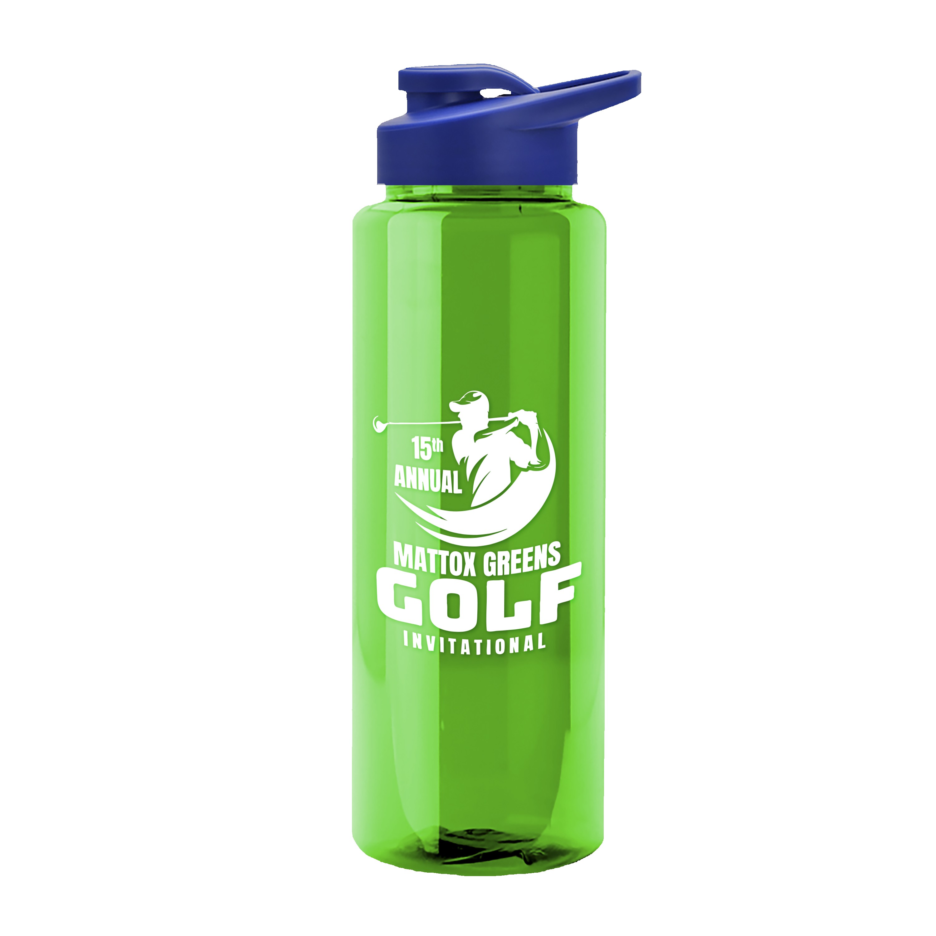 Picture of Garyline® Guzzler Bottle with Drink-Thru Lid - 32 oz.
