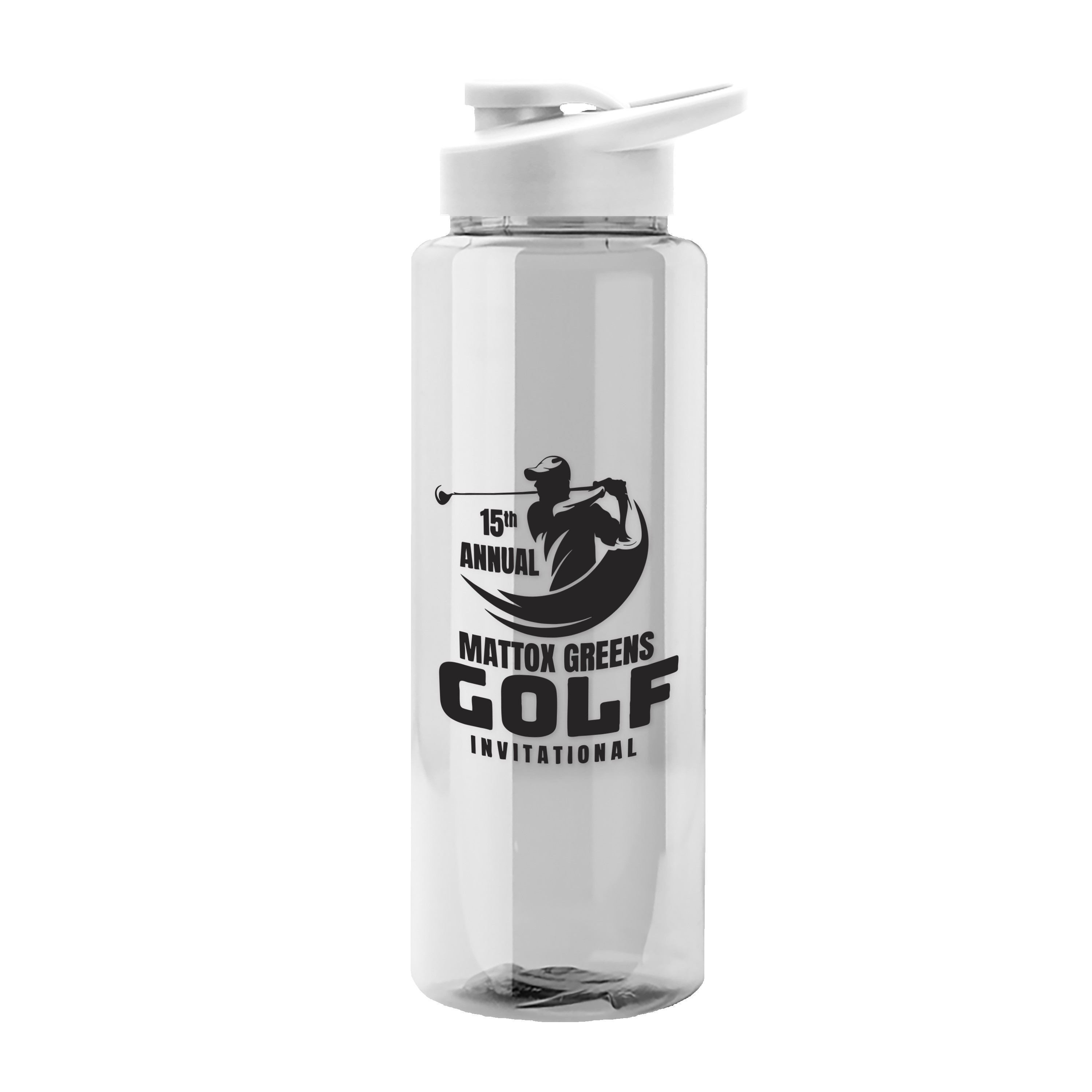 Picture of Garyline® Guzzler Bottle with Drink-Thru Lid - 32 oz.