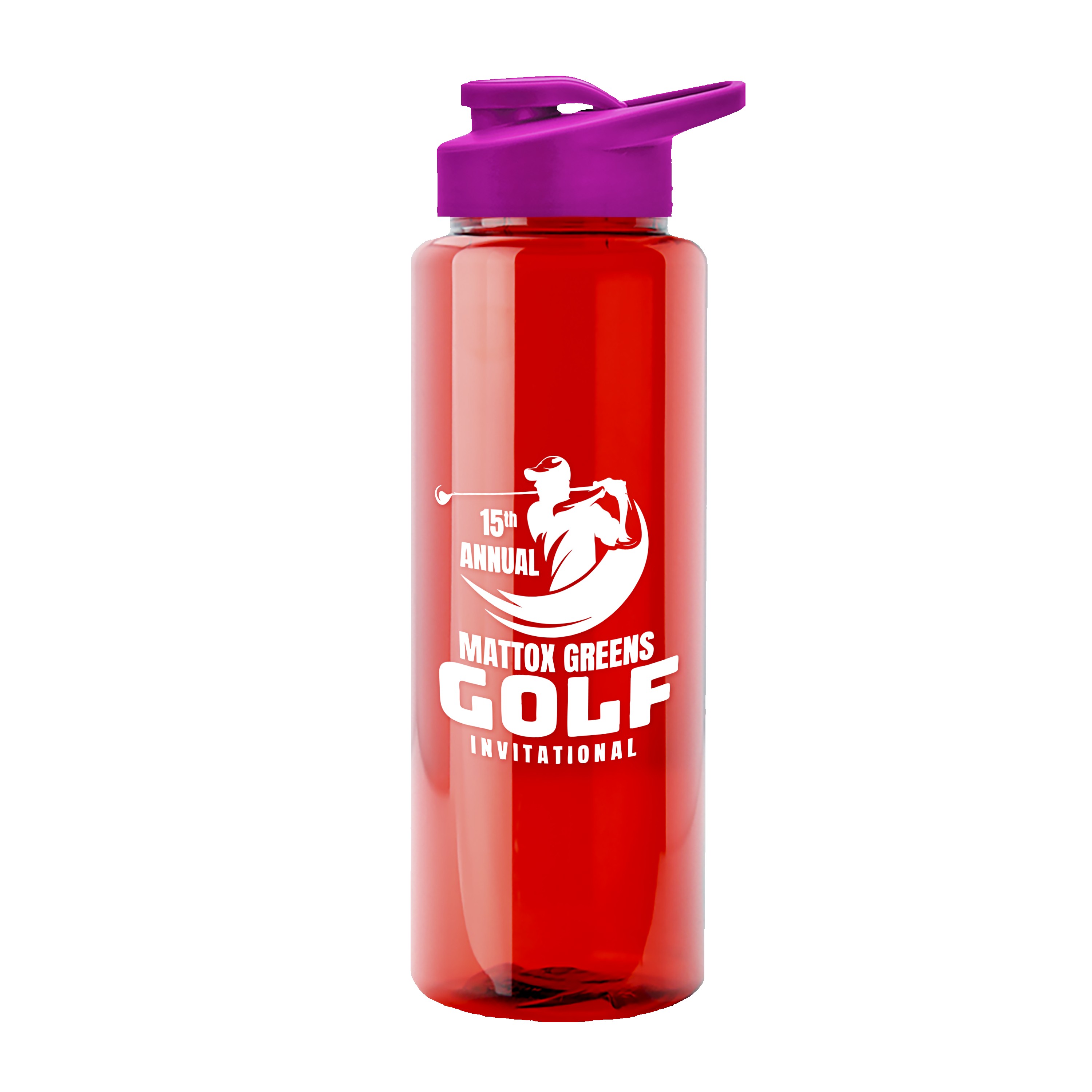 Picture of Garyline® Guzzler Bottle with Drink-Thru Lid - 32 oz.