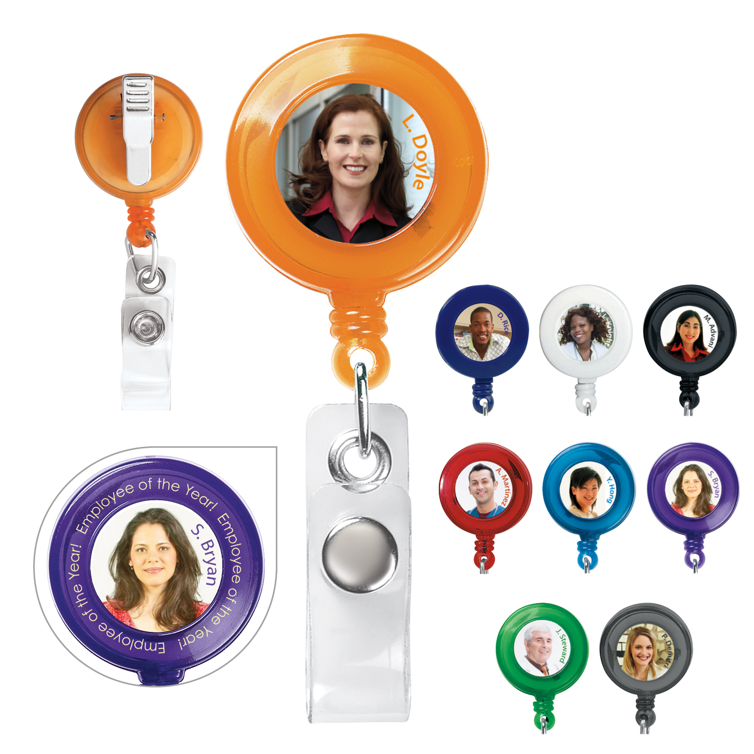 Picture of Good Value™ Retractable Badge Holder
