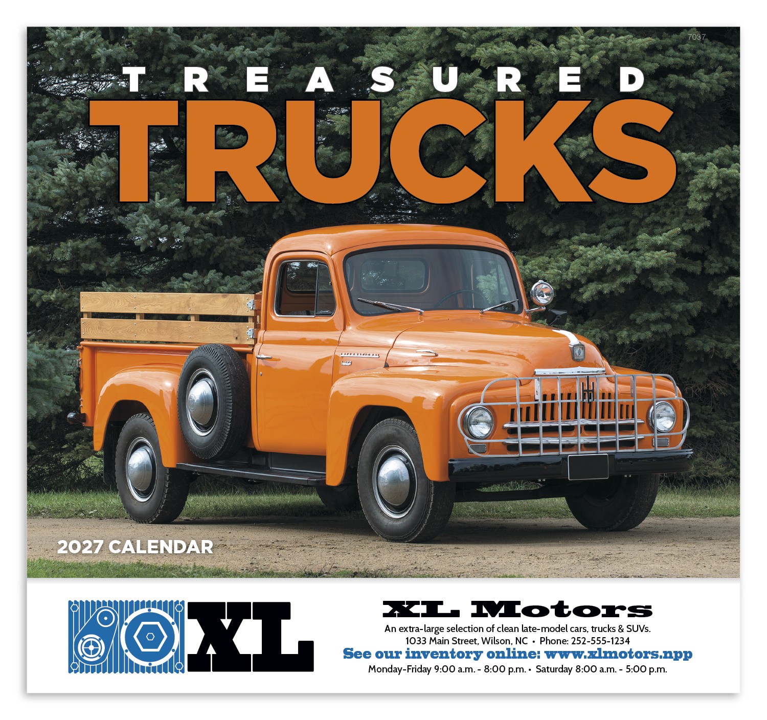Picture of Good Value™ Treasured Trucks - Stapled Calendar