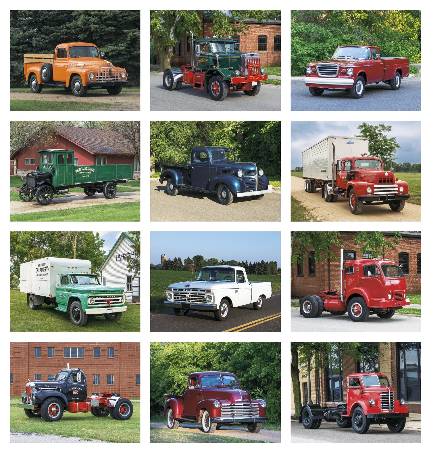 Picture of Good Value™ Treasured Trucks - Stapled Calendar