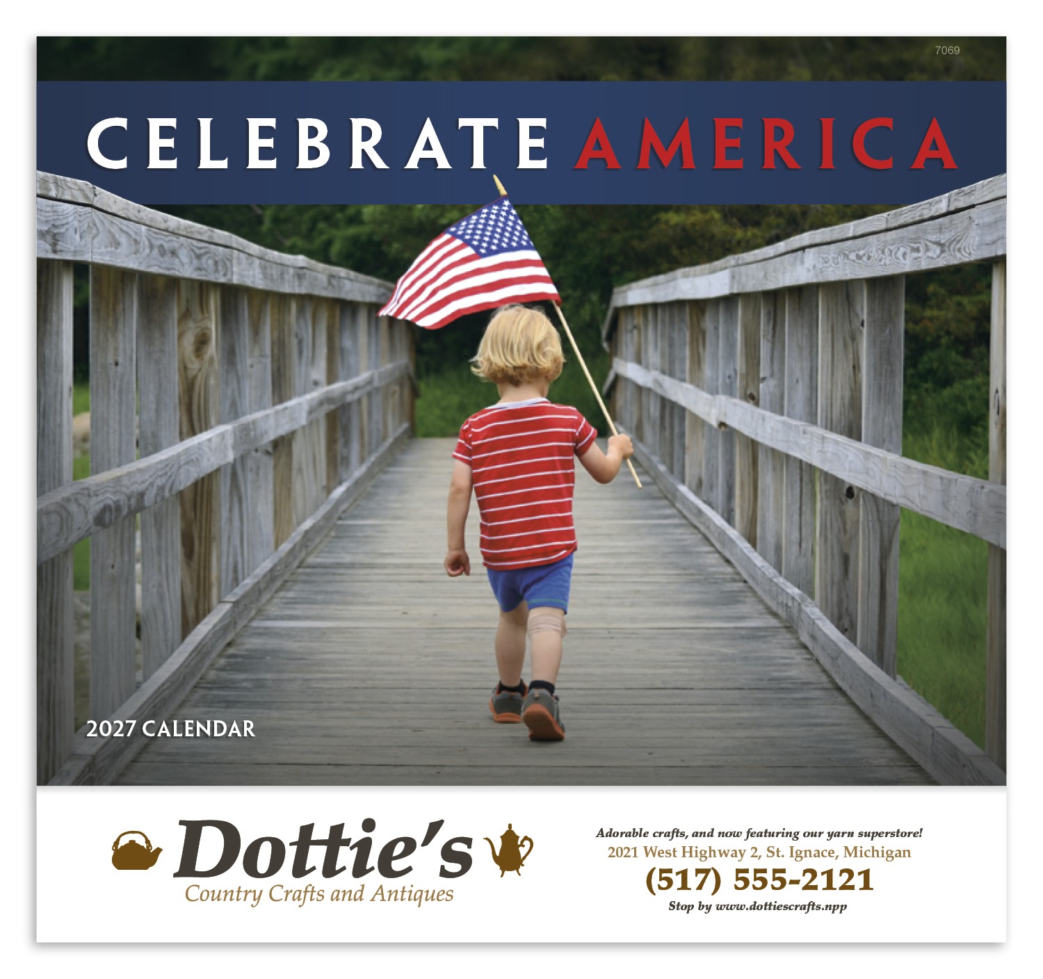 Picture of Good Value™ Celebrate America - Stapled Calendar