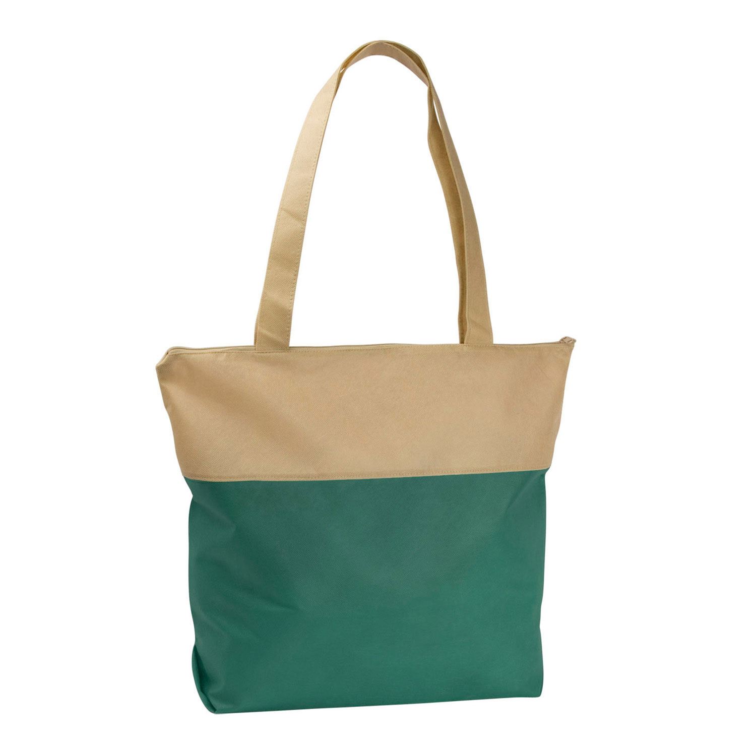 Picture of Good Value™ Poly Pro Two-Tone Zippered Tote