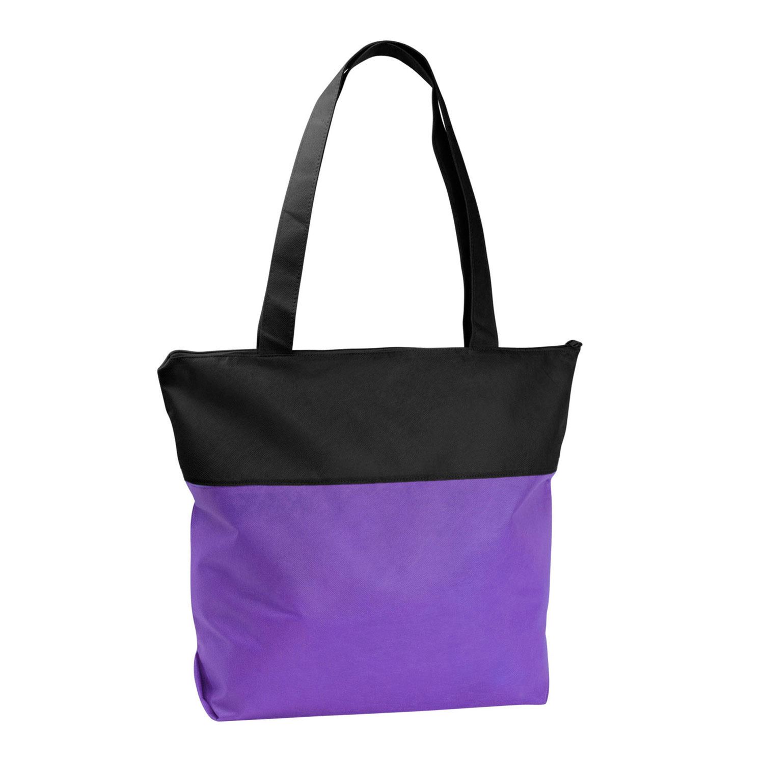 Picture of Good Value™ Poly Pro Two-Tone Zippered Tote