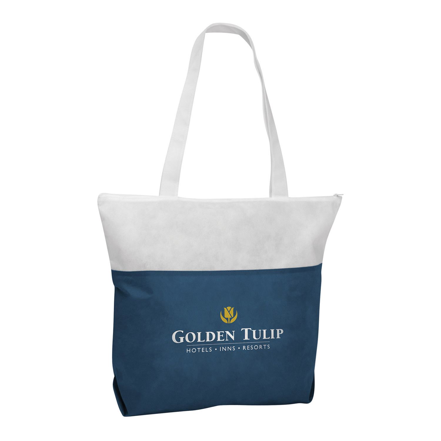 Picture of Good Value™ Poly Pro Two-Tone Zippered Tote