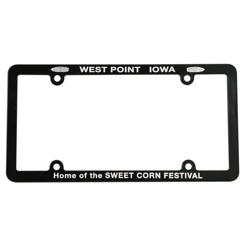 Picture of Screened Full View License Plate Frame With 4 Holes