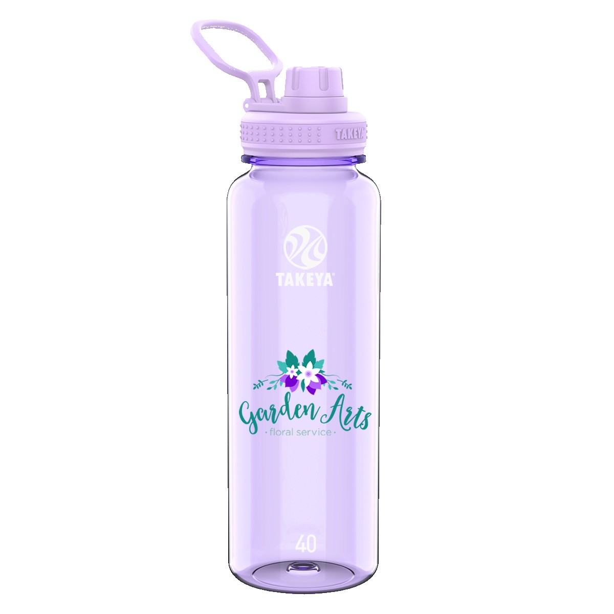 Picture of Takeya® 40 Oz. Tritan™ Bottle w/Spout Lid (Full Color Digital)