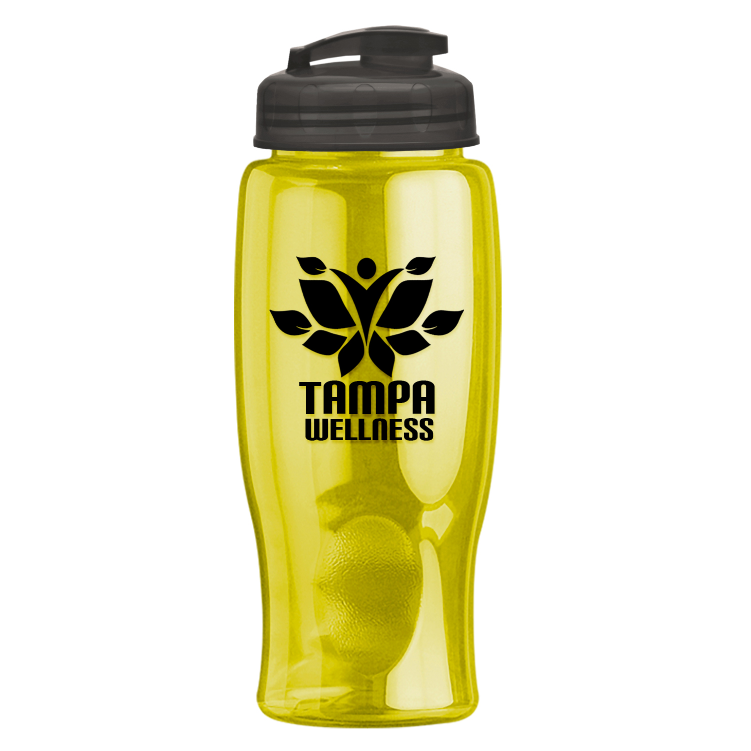 Picture of 27 Oz. Poly-Pure Transparent Bottle w/Flip Lid