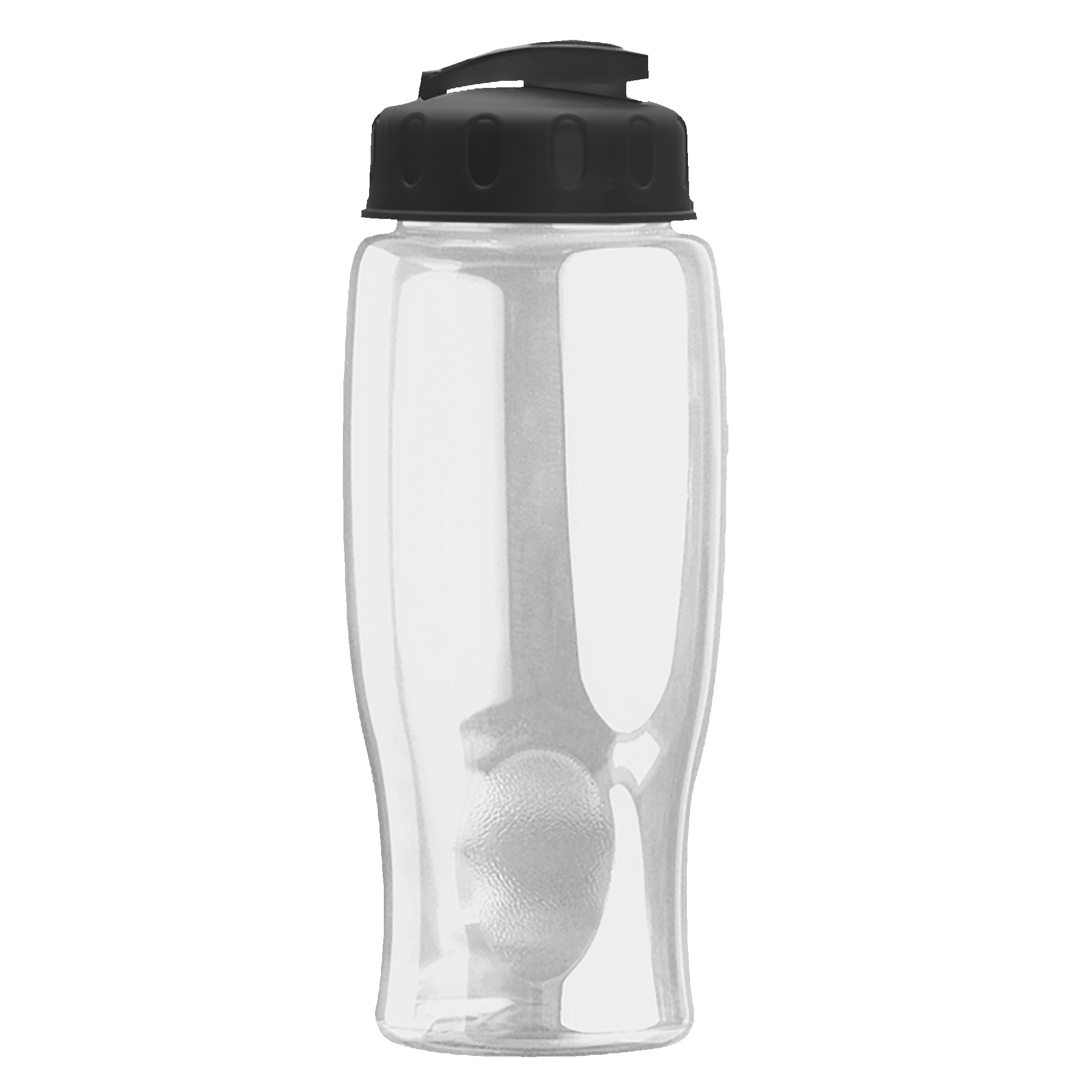 Picture of 27 Oz. Poly-Pure Transparent Bottle w/Flip Lid