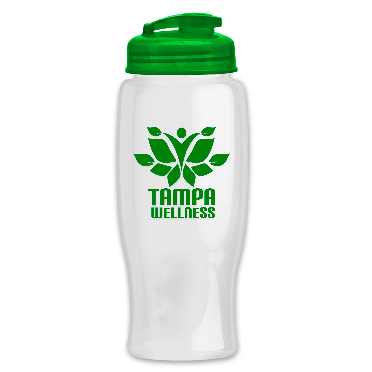 Picture of 27 Oz. Poly-Pure Transparent Bottle w/Flip Lid