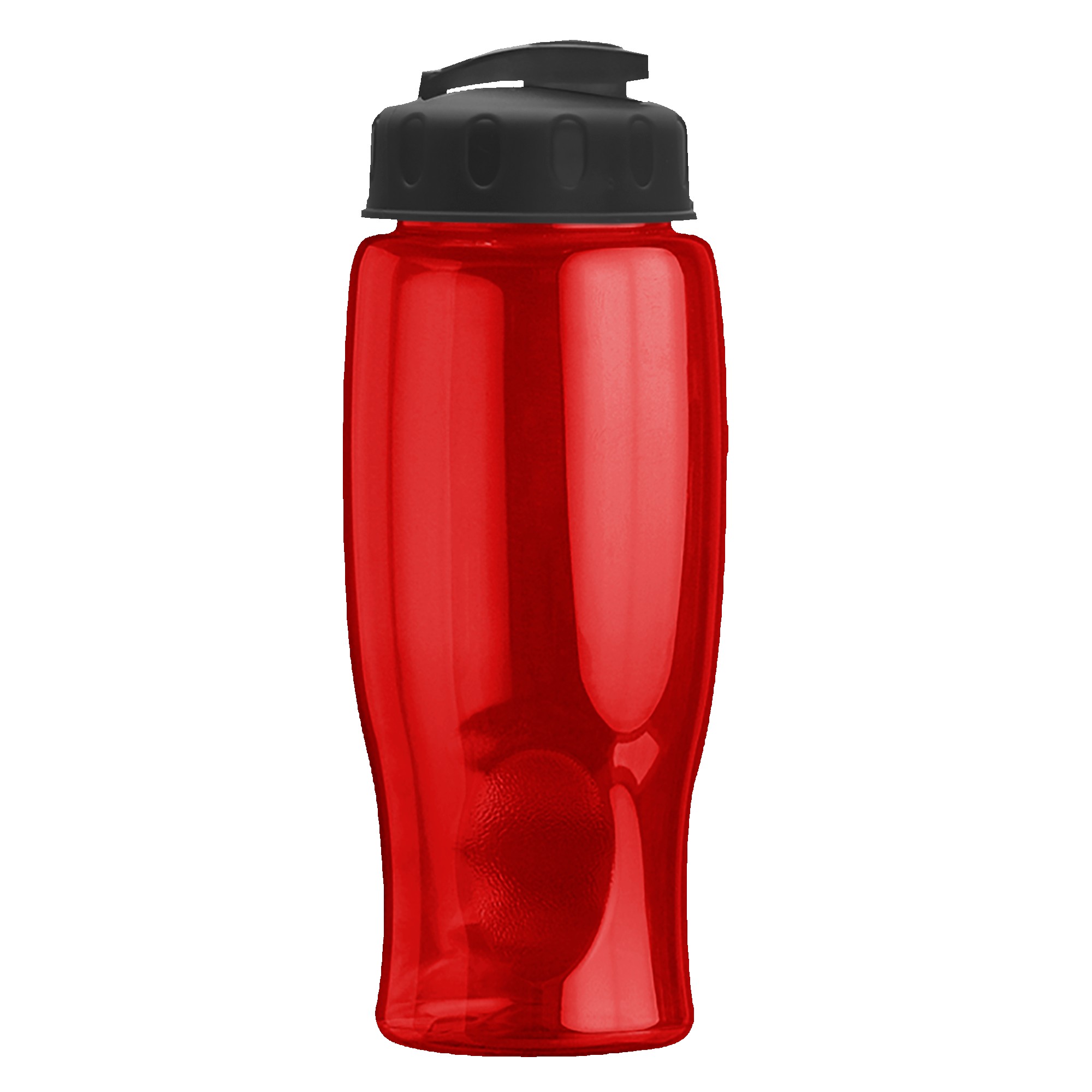 Picture of 27 Oz. Poly-Pure Transparent Bottle w/Flip Lid