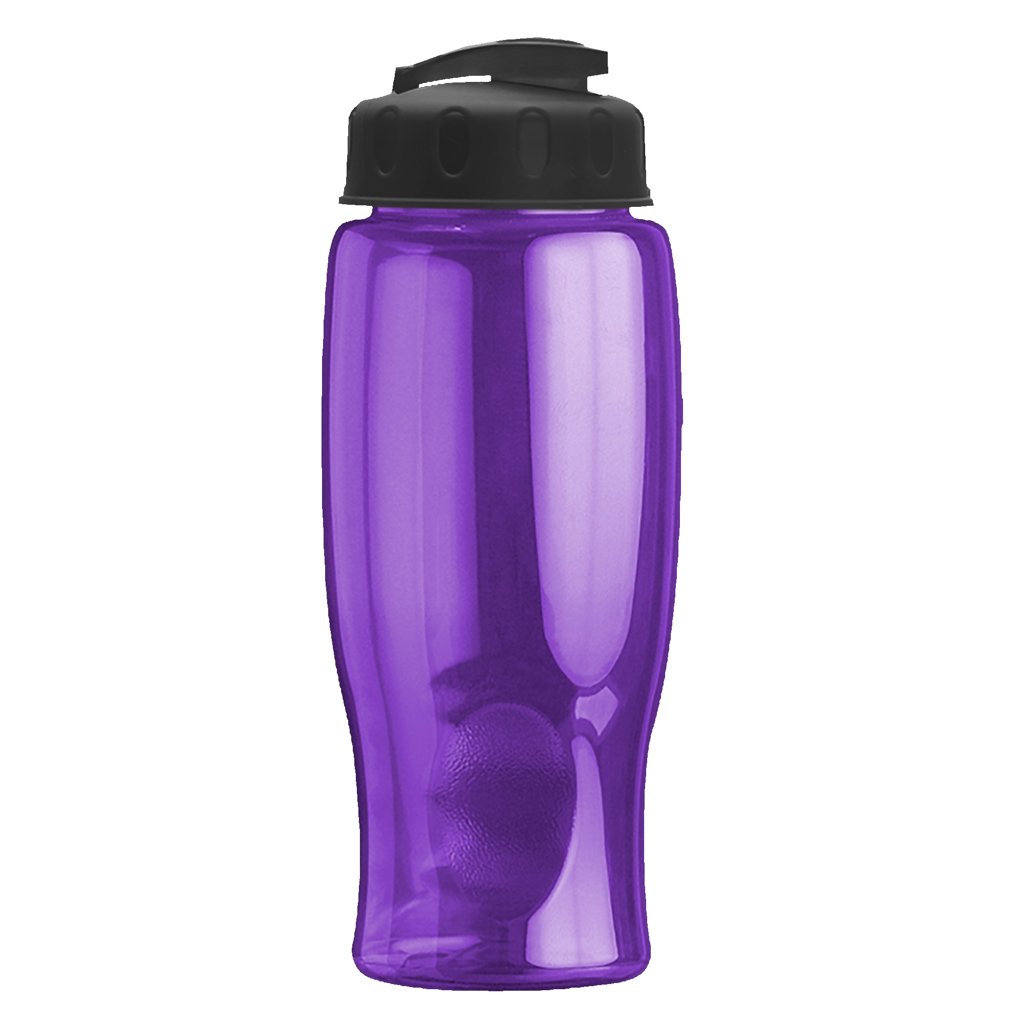Picture of 27 Oz. Poly-Pure Transparent Bottle w/Flip Lid
