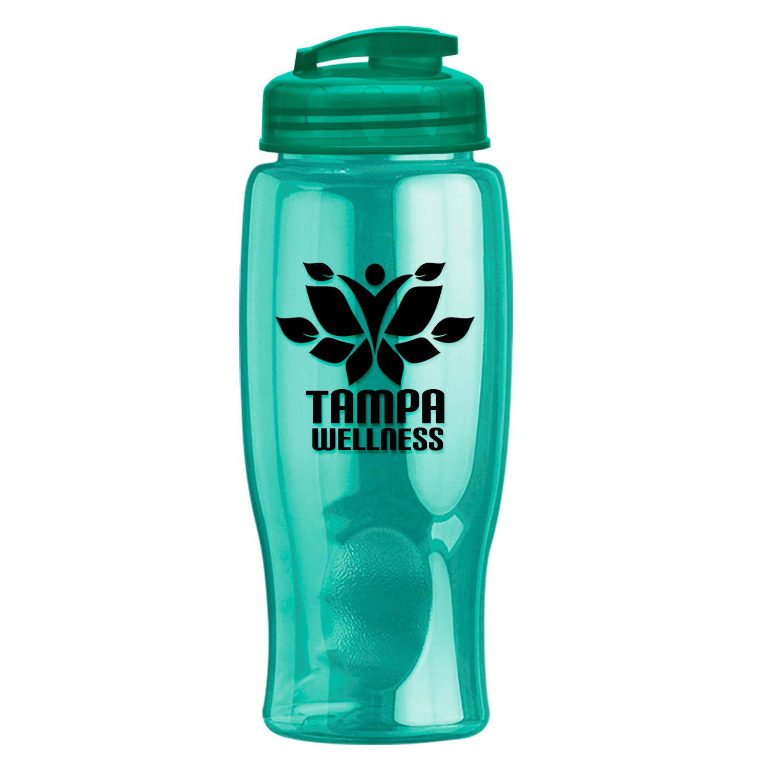 Picture of 27 Oz. Poly-Pure Transparent Bottle w/Flip Lid