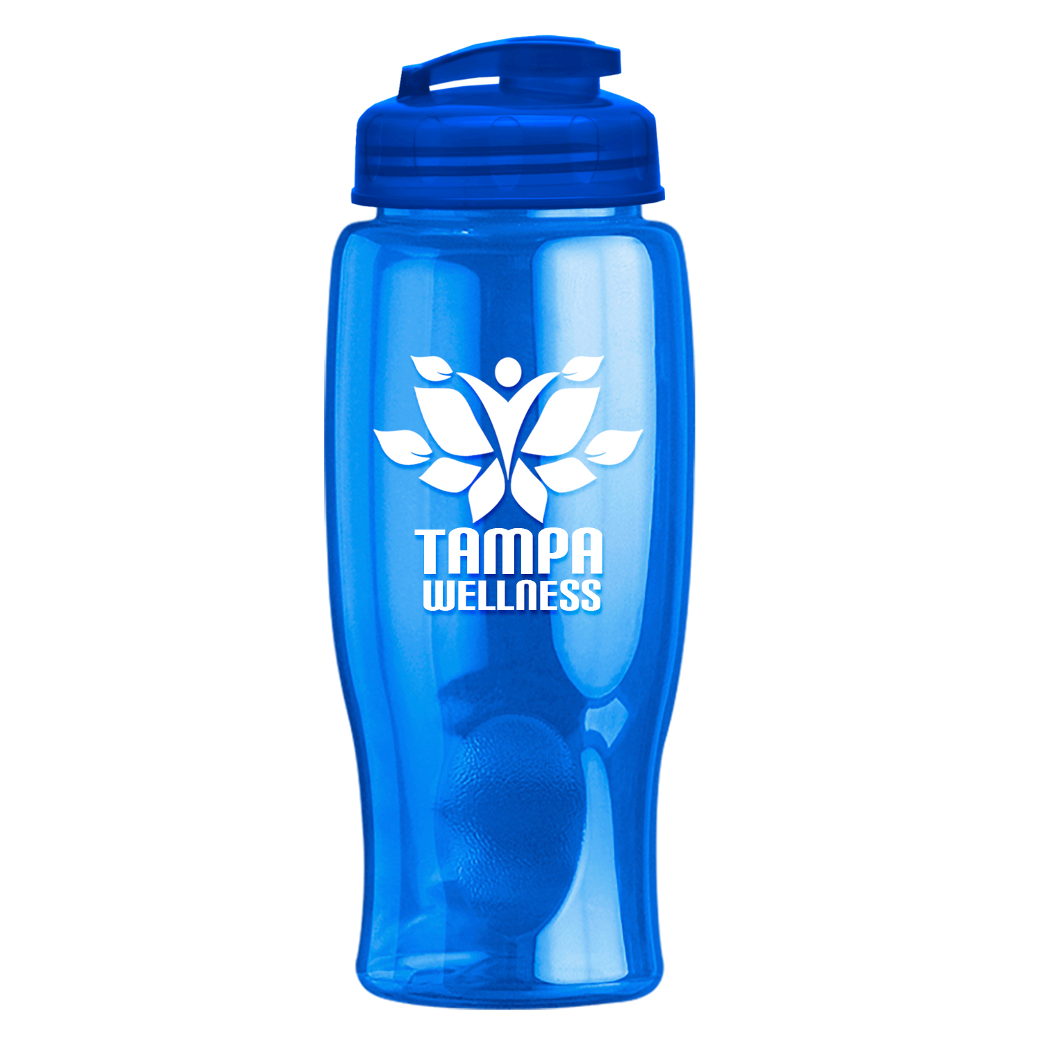 Picture of 27 Oz. Poly-Pure Transparent Bottle w/Flip Lid