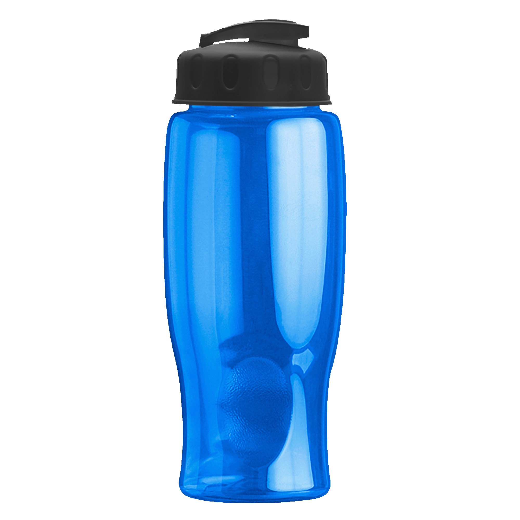 Picture of 27 Oz. Poly-Pure Transparent Bottle w/Flip Lid