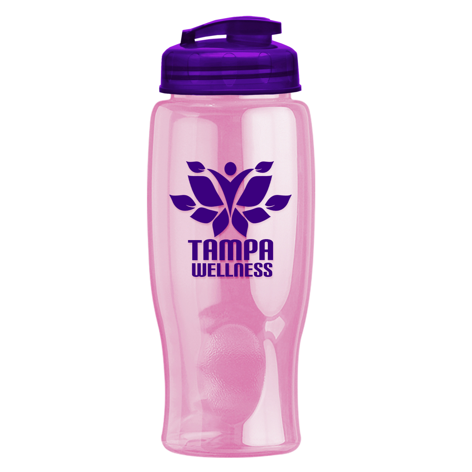 Picture of 27 Oz. Poly-Pure Transparent Bottle w/Flip Lid