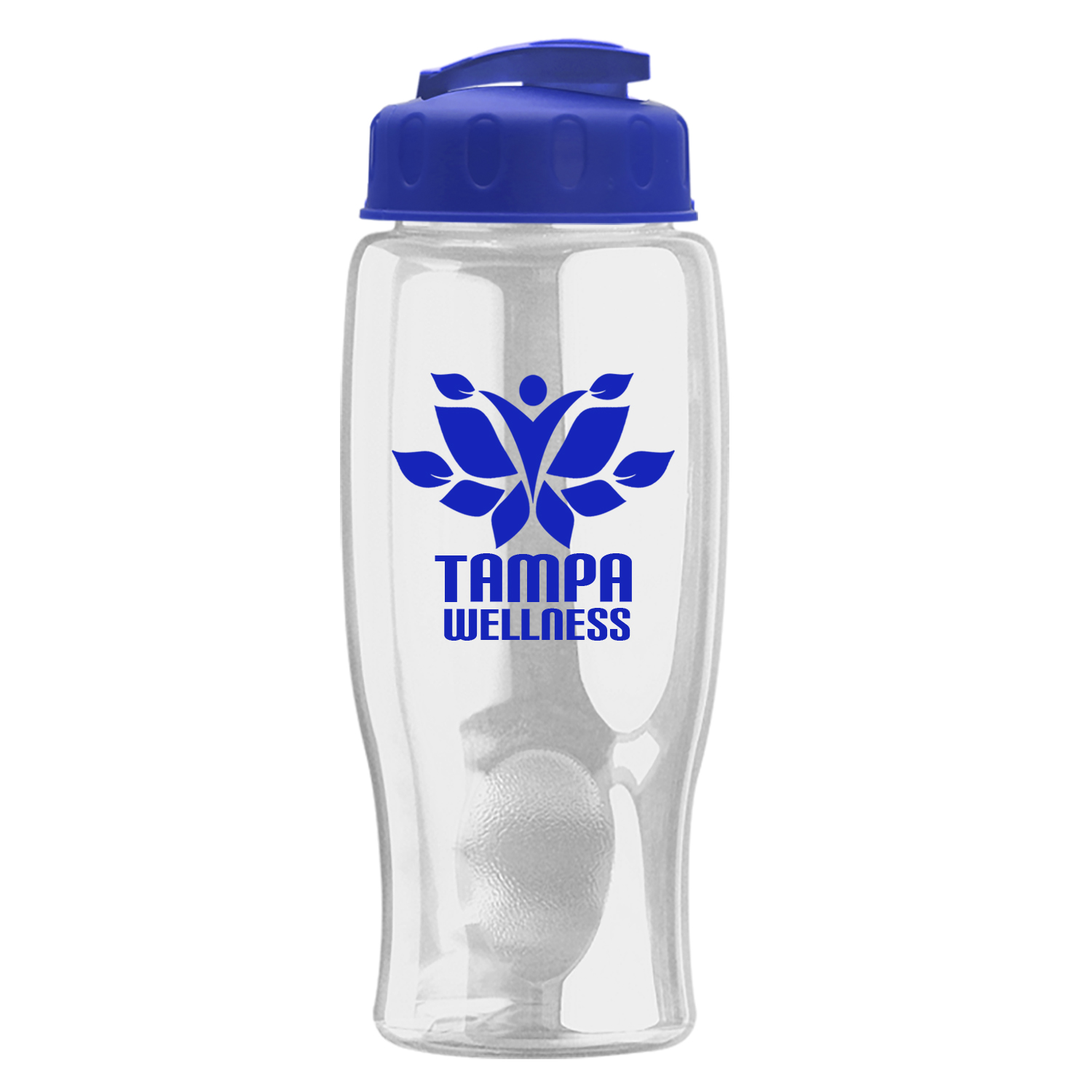Picture of 27 Oz. Poly-Pure Transparent Bottle w/Flip Lid