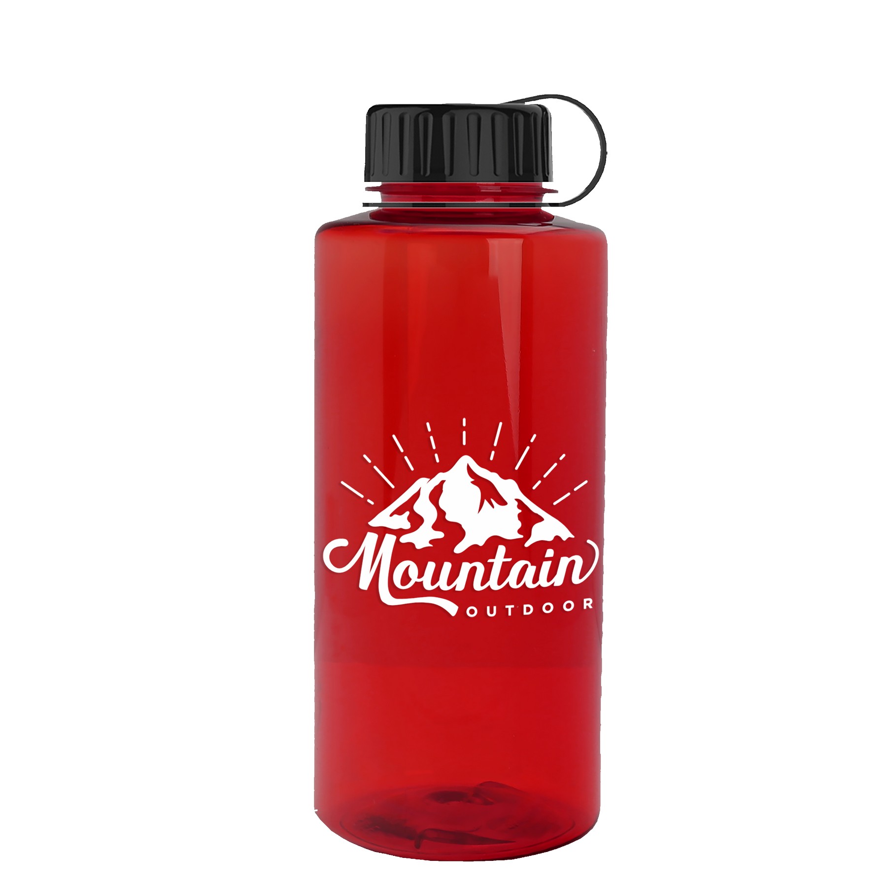 Picture of Garyline® Mountaineer Tritan® Bottle with Tethered Lid - 36 oz.