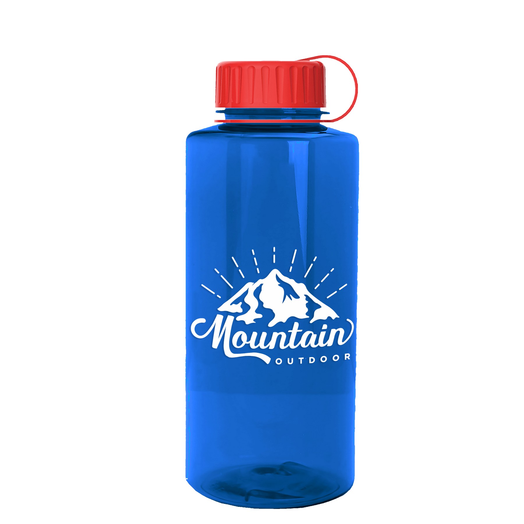 Picture of Garyline® Mountaineer Tritan® Bottle with Tethered Lid - 36 oz.