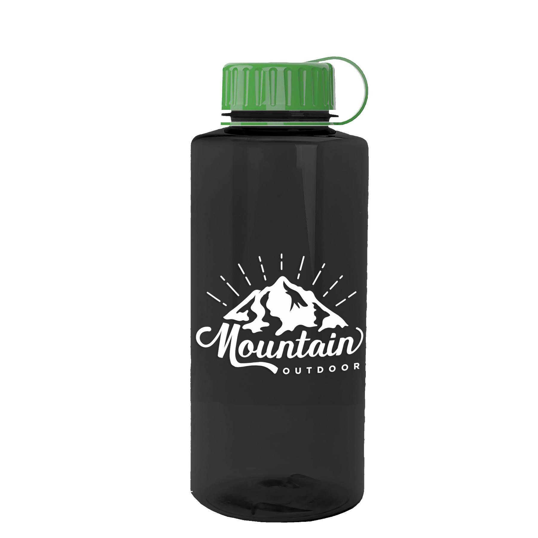 Picture of Garyline® Mountaineer Tritan® Bottle with Tethered Lid - 36 oz.