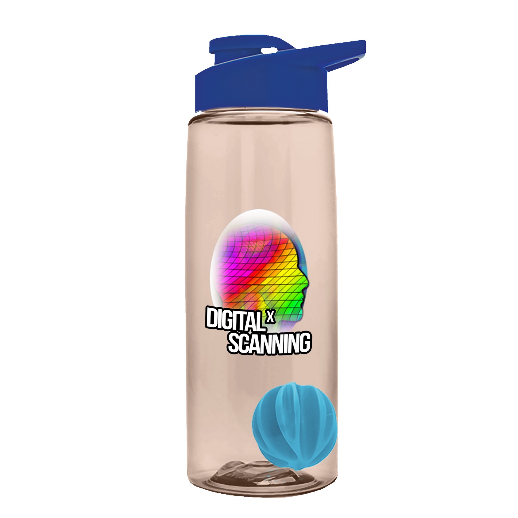 Picture of Garyline® Flair Tritan® Shaker Bottle with Drink-Thru Lid and Mixing Ball - 26 oz.
