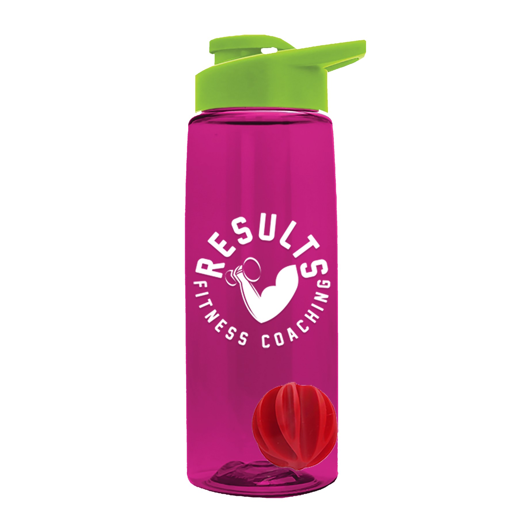 Picture of Garyline® Flair Tritan® Shaker Bottle with Drink-Thru Lid and Mixing Ball - 26 oz.