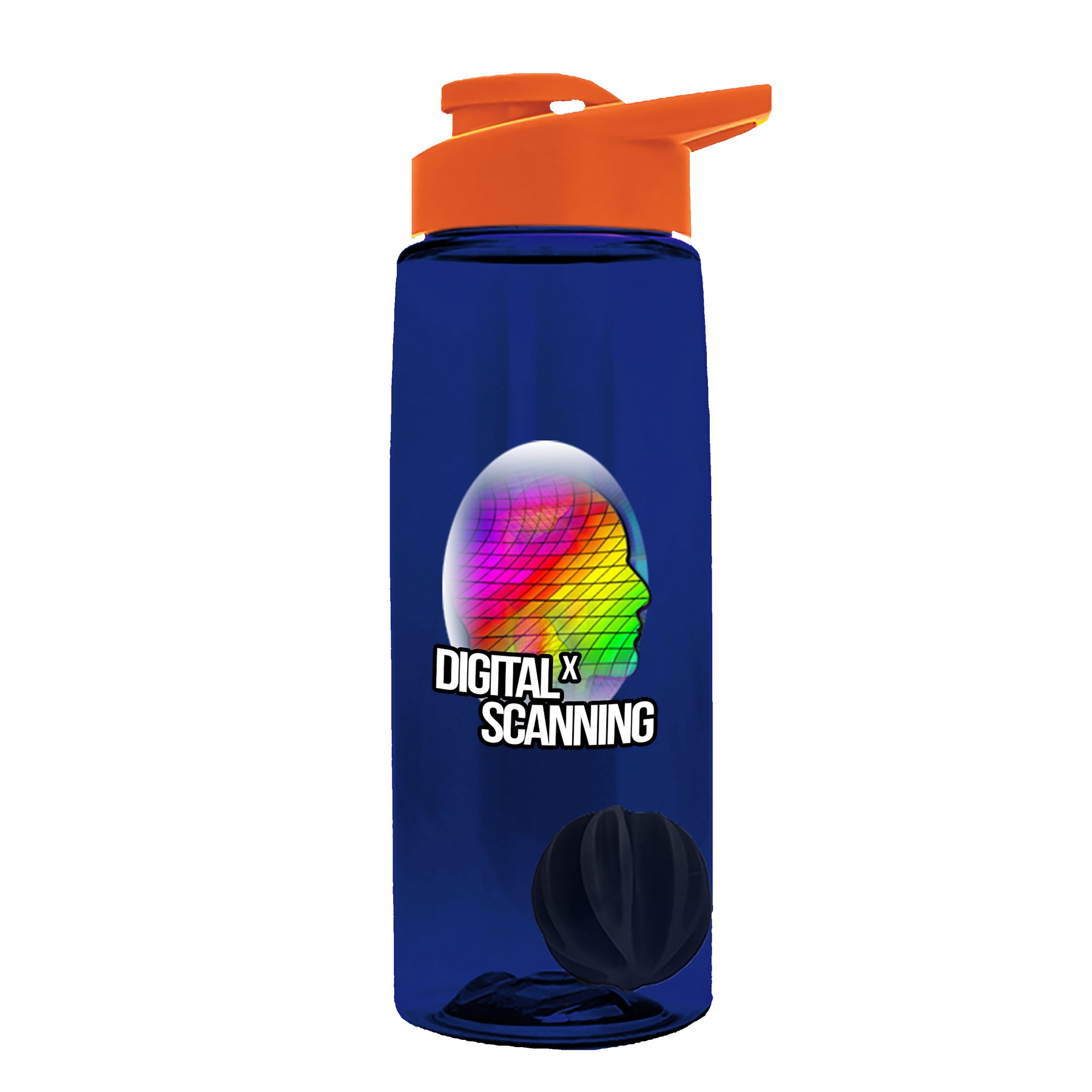 Picture of Garyline® Flair Tritan® Shaker Bottle with Drink-Thru Lid and Mixing Ball - 26 oz.