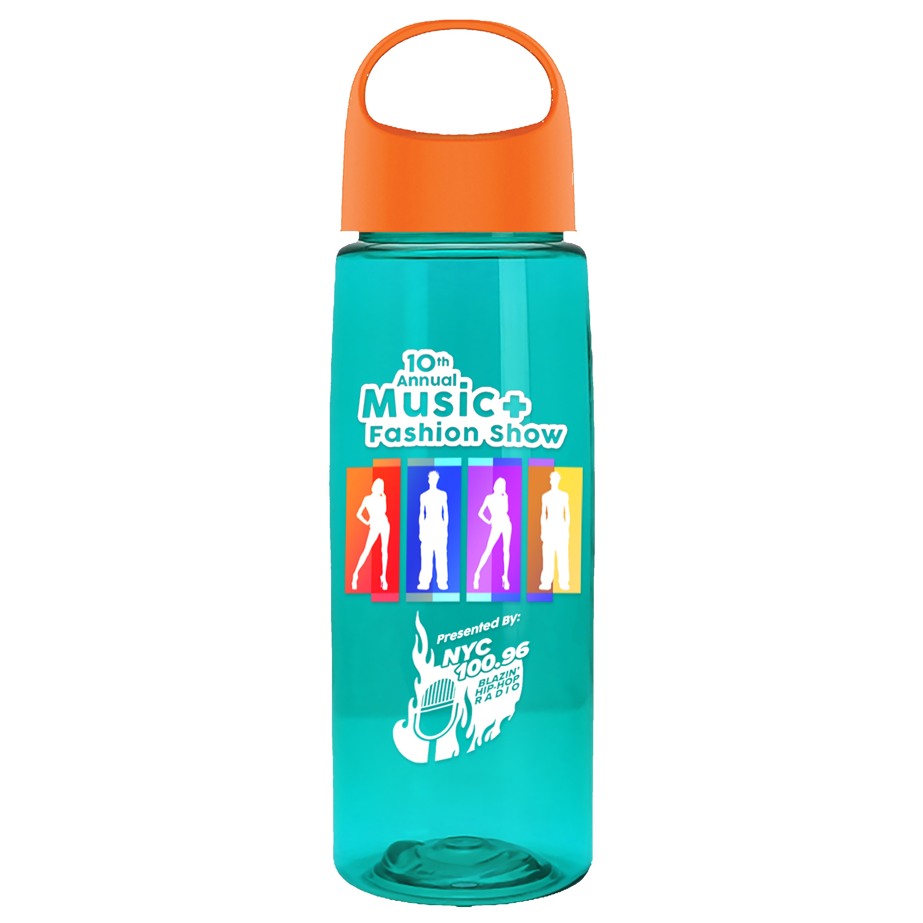Picture of Garyline® Flair Tritan® Bottle with Oval Crest Lid - 26 oz.