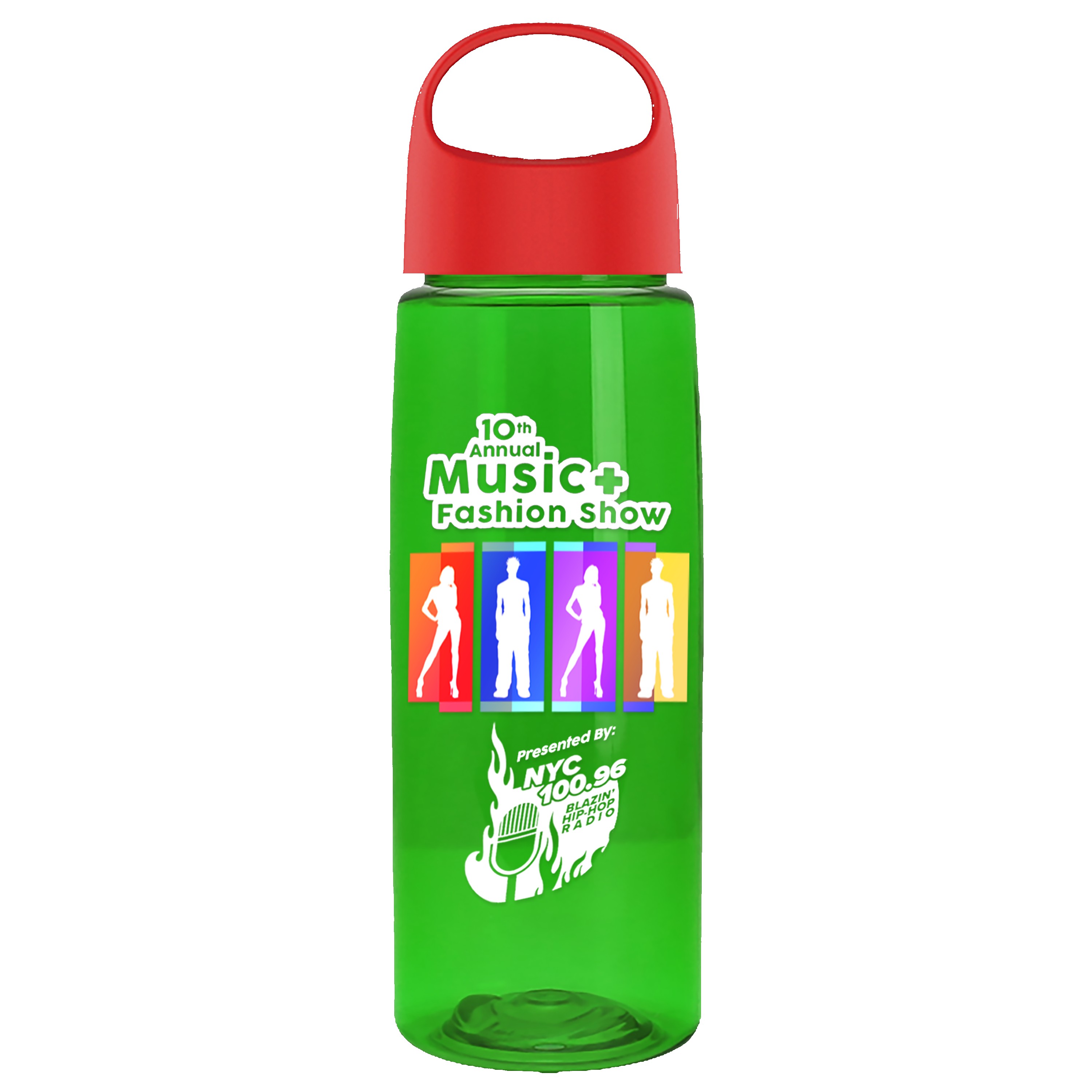 Picture of Garyline® Flair Tritan® Bottle with Oval Crest Lid - 26 oz.