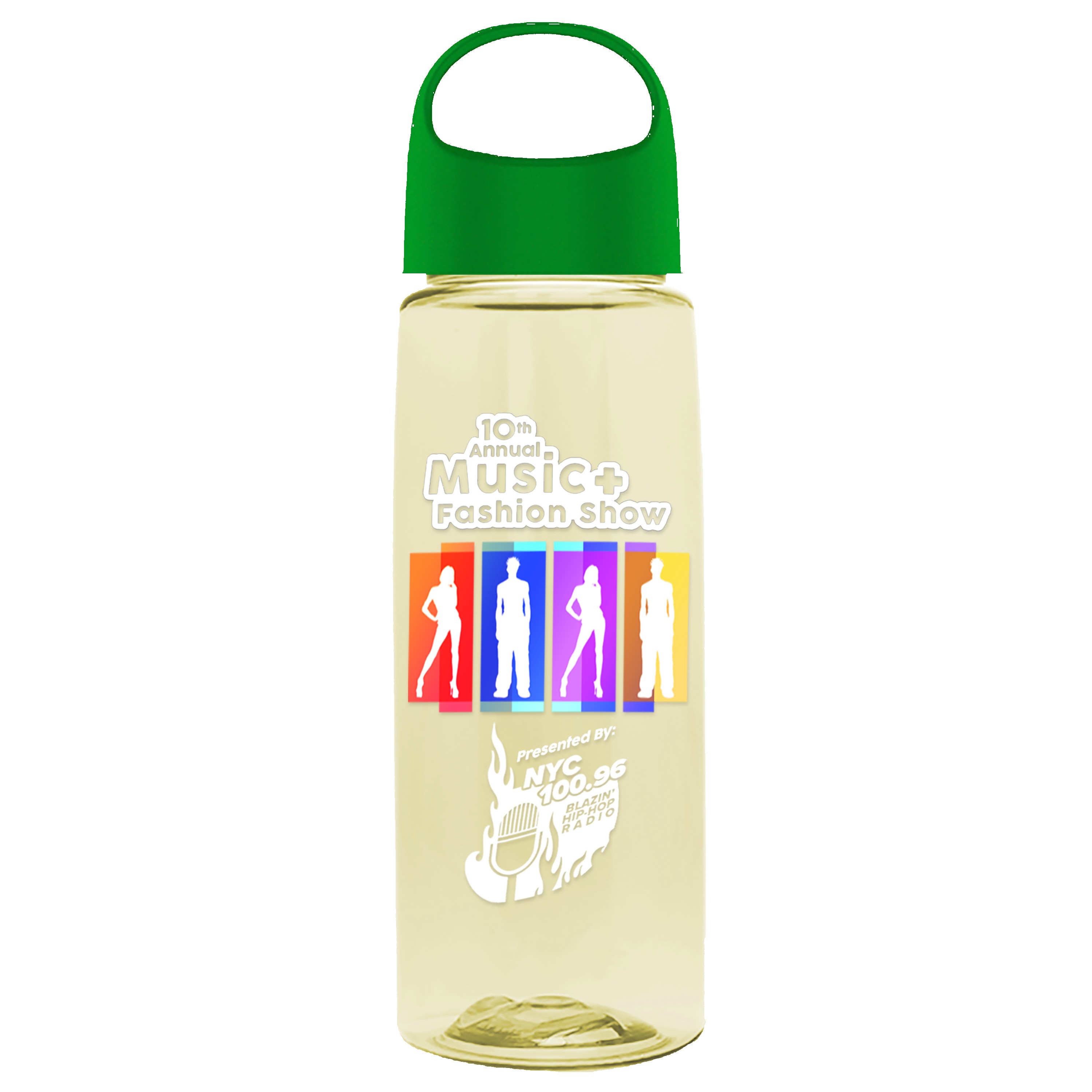 Picture of Garyline® Flair Tritan® Bottle with Oval Crest Lid - 26 oz.