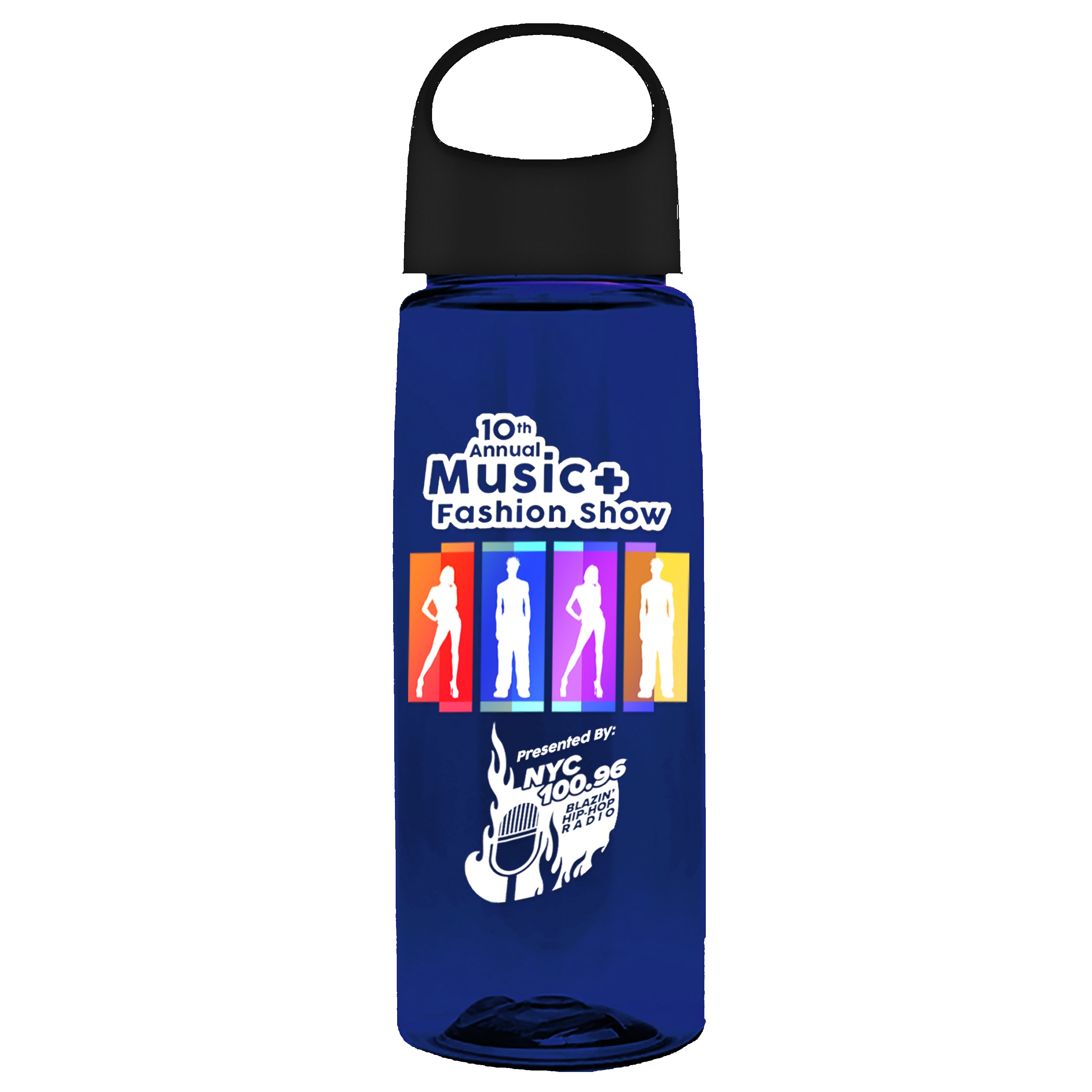 Picture of Garyline® Flair Tritan® Bottle with Oval Crest Lid - 26 oz.