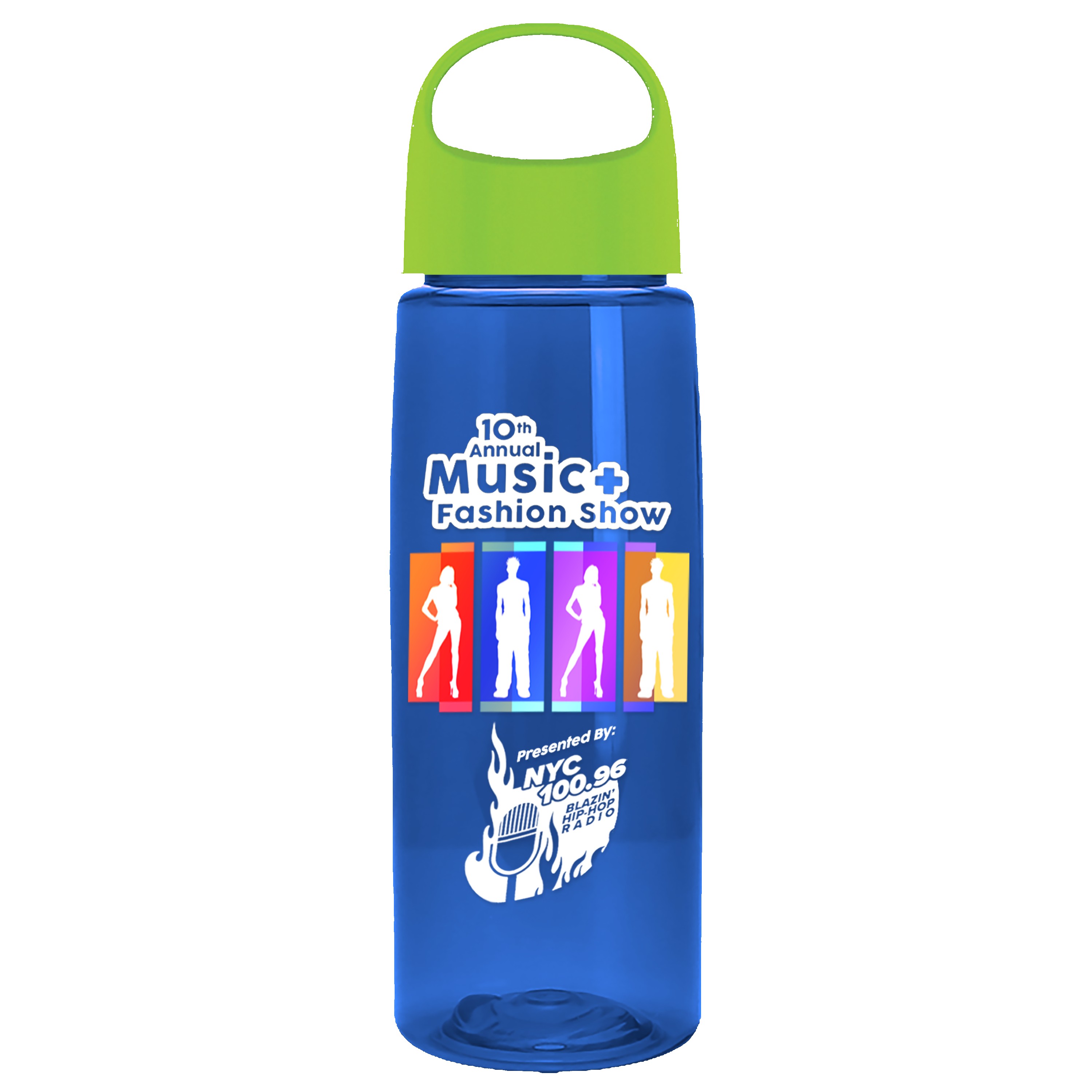 Picture of Garyline® Flair Tritan® Bottle with Oval Crest Lid - 26 oz.