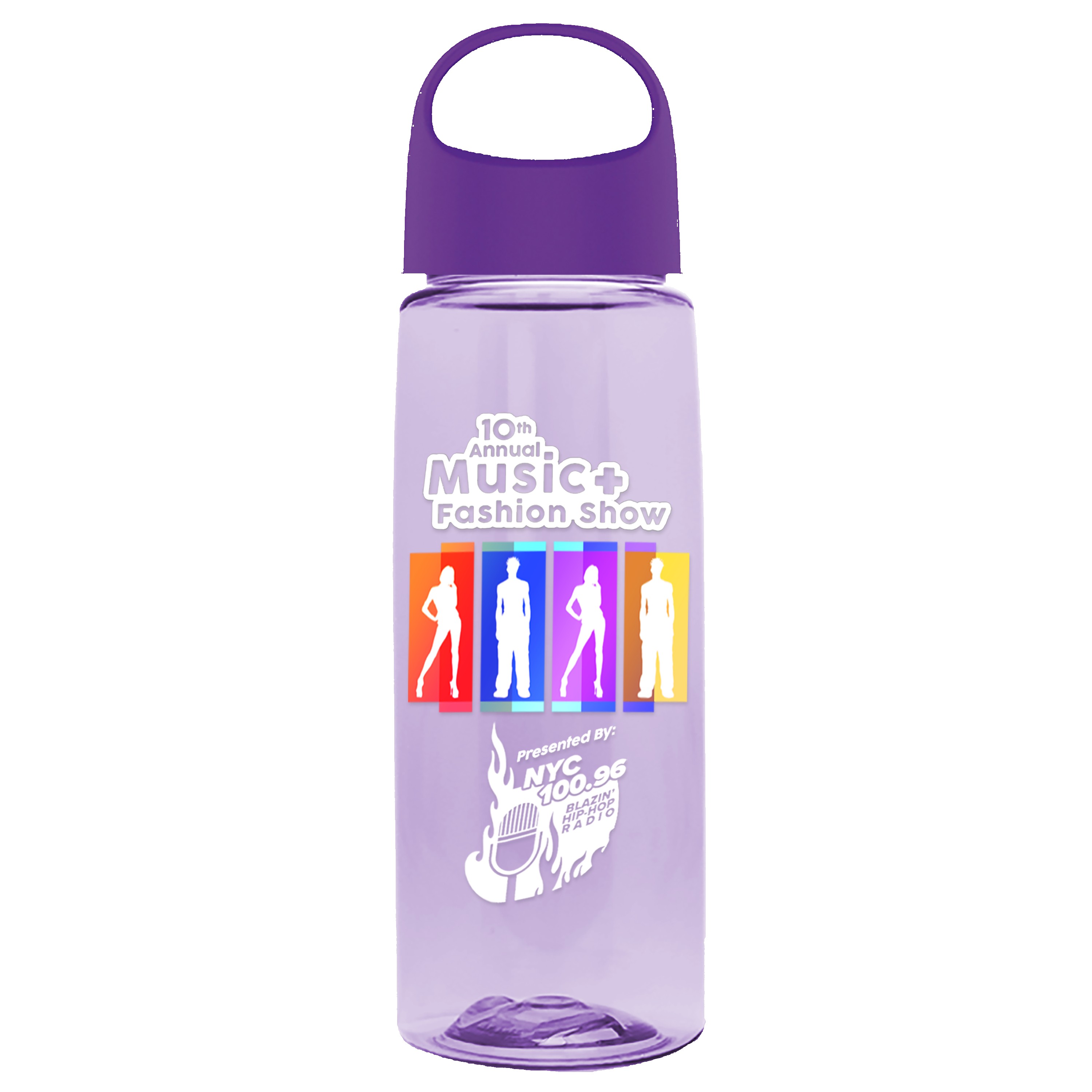 Picture of Garyline® Flair Tritan® Bottle with Oval Crest Lid - 26 oz.