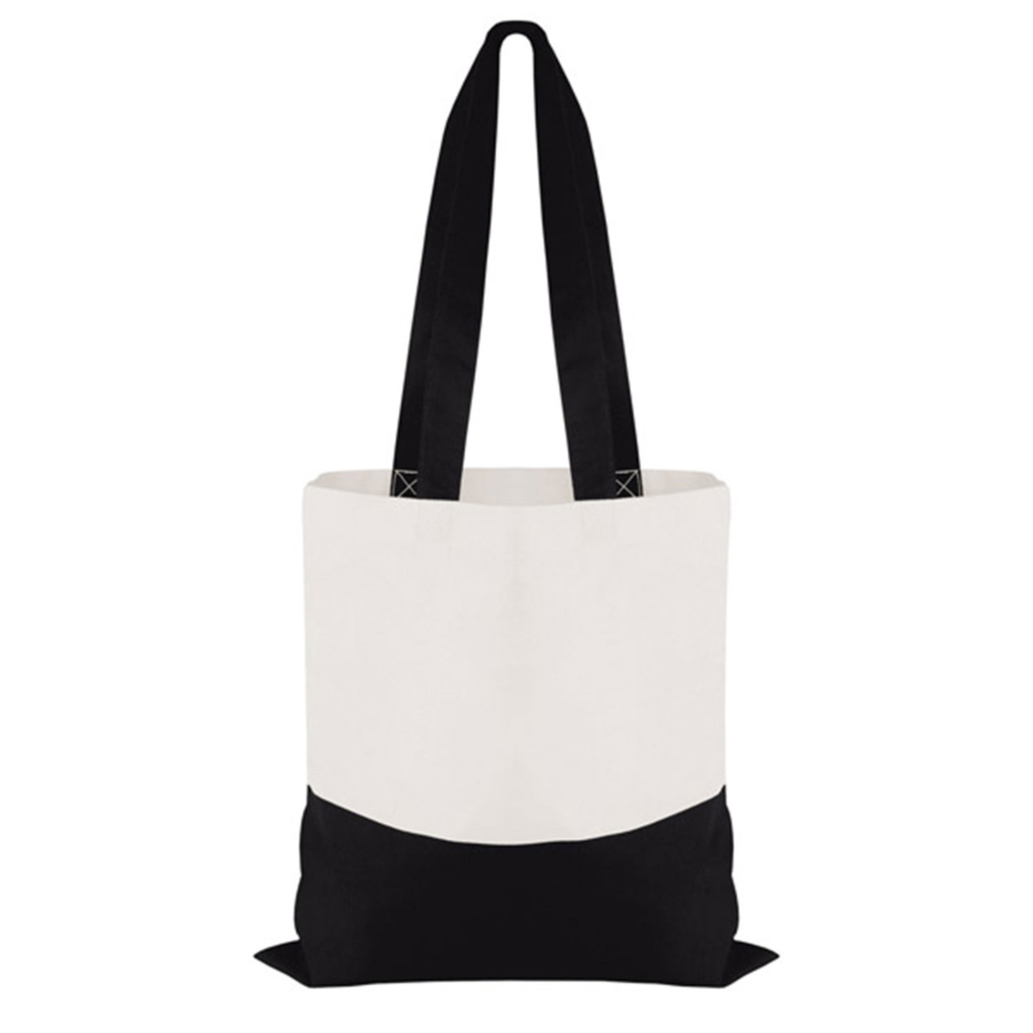 Picture of Good Value™ Cotton Colored Accent Flat Tote