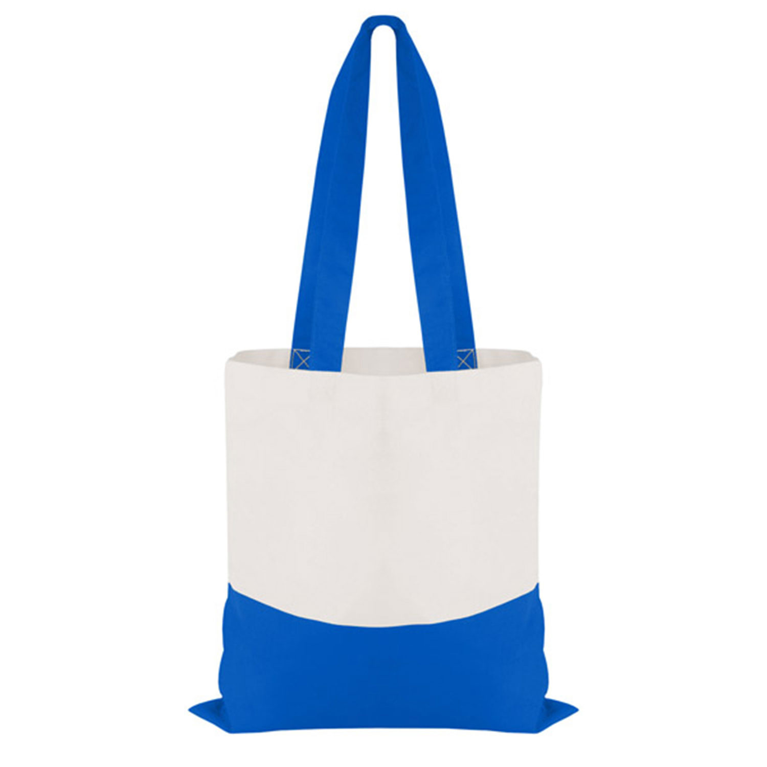 Picture of Good Value™ Cotton Colored Accent Flat Tote