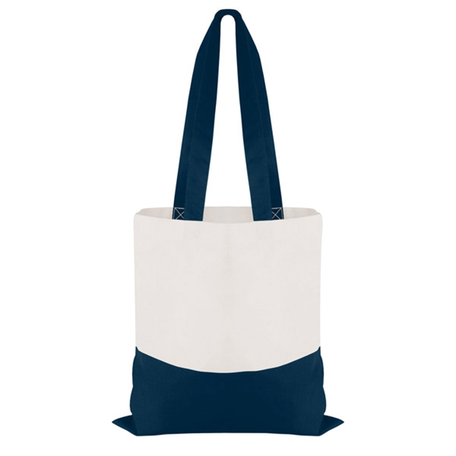 Picture of Good Value™ Cotton Colored Accent Flat Tote