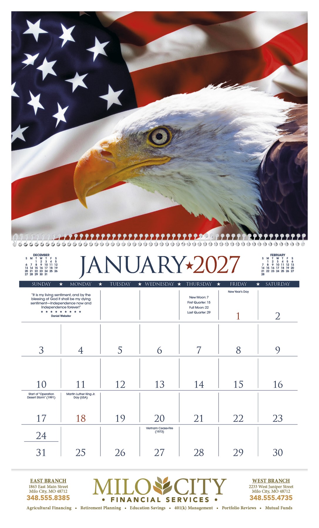 Picture of Triumph® Calendars I Love America Calendar