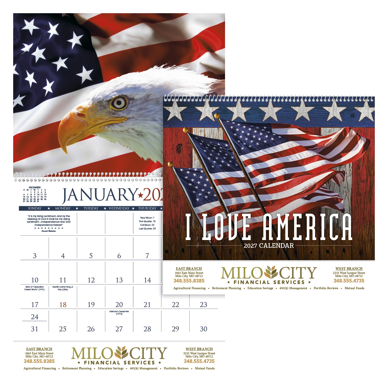 Picture of Triumph® Calendars I Love America Calendar