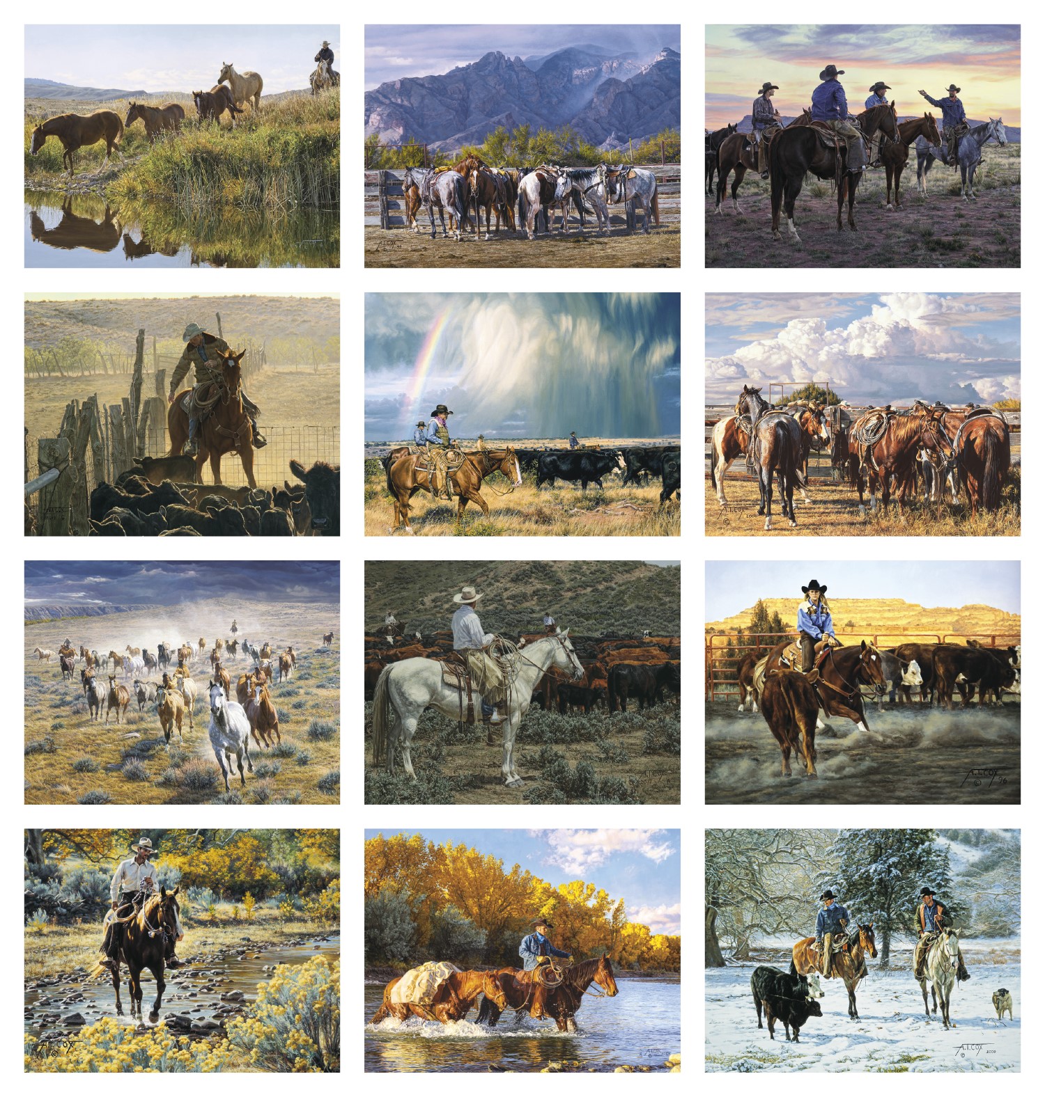 Picture of Triumph® Calendars American West by Tim Cox Calendar