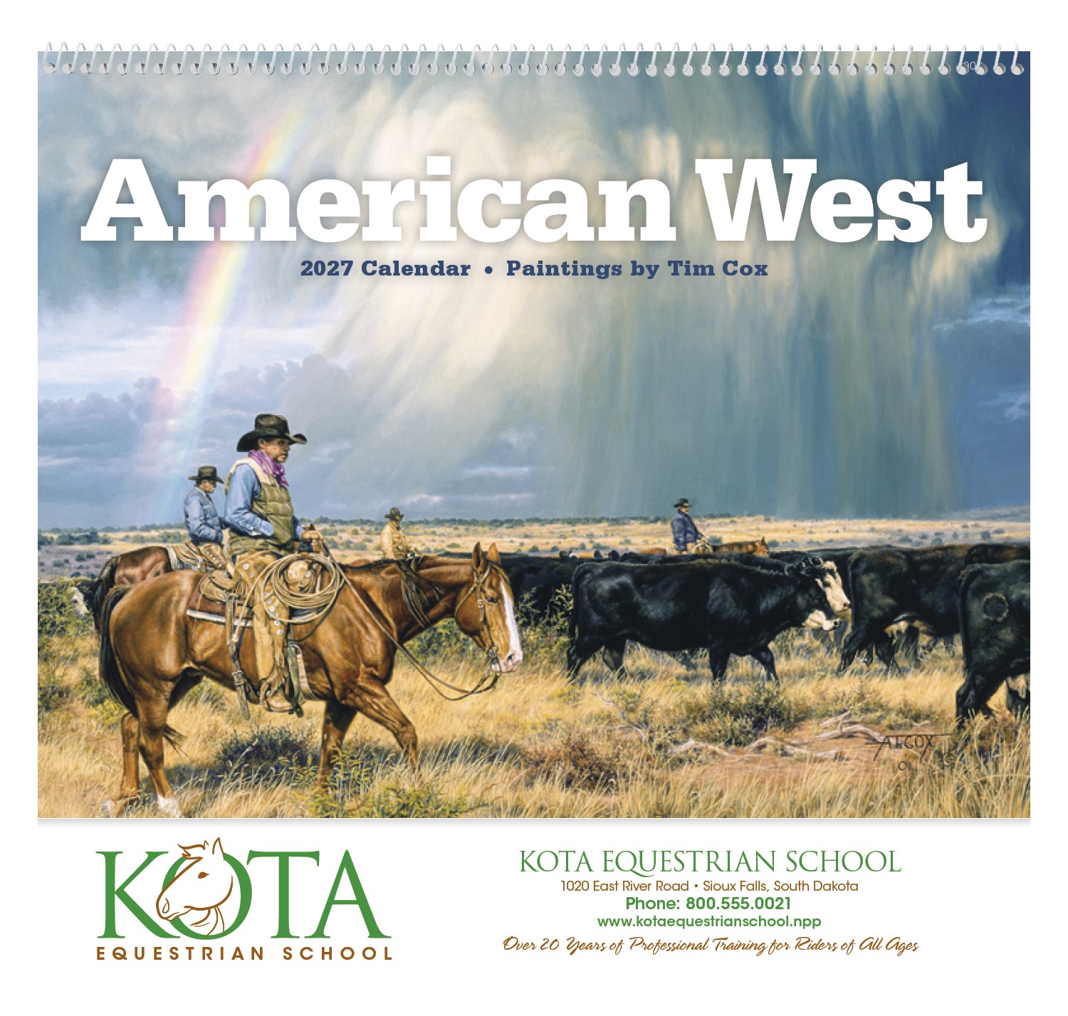 Picture of Triumph® Calendars American West by Tim Cox Calendar