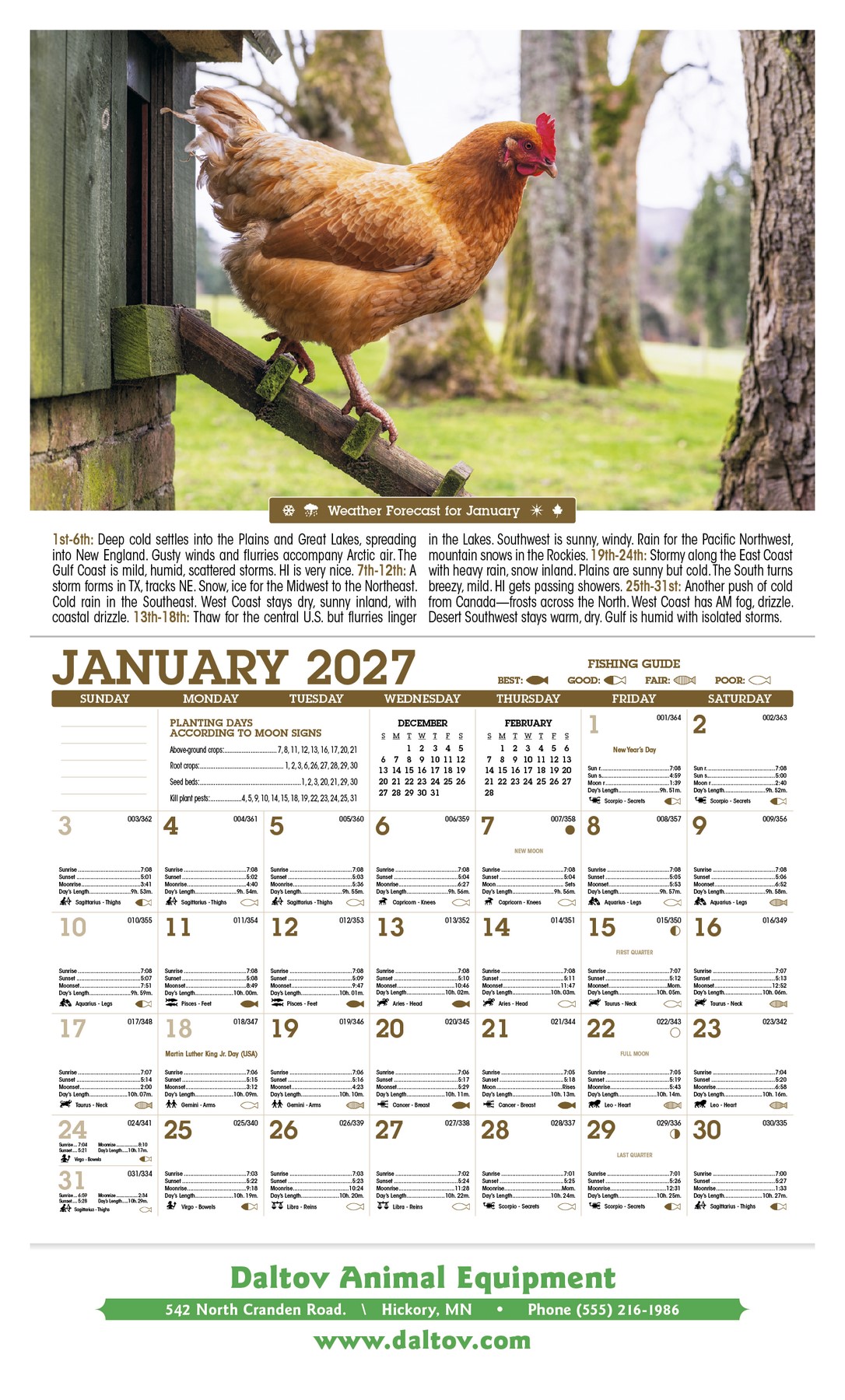 Picture of Triumph® Calendars Scenic Almanac