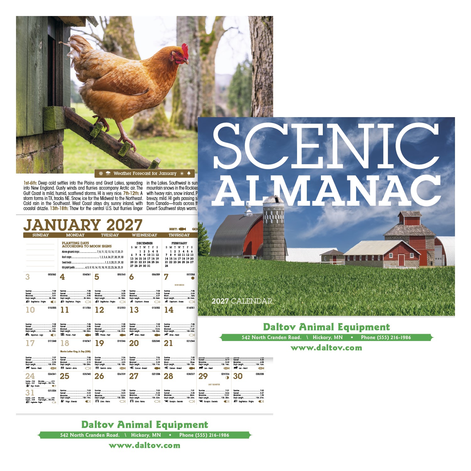 Picture of Triumph® Calendars Scenic Almanac