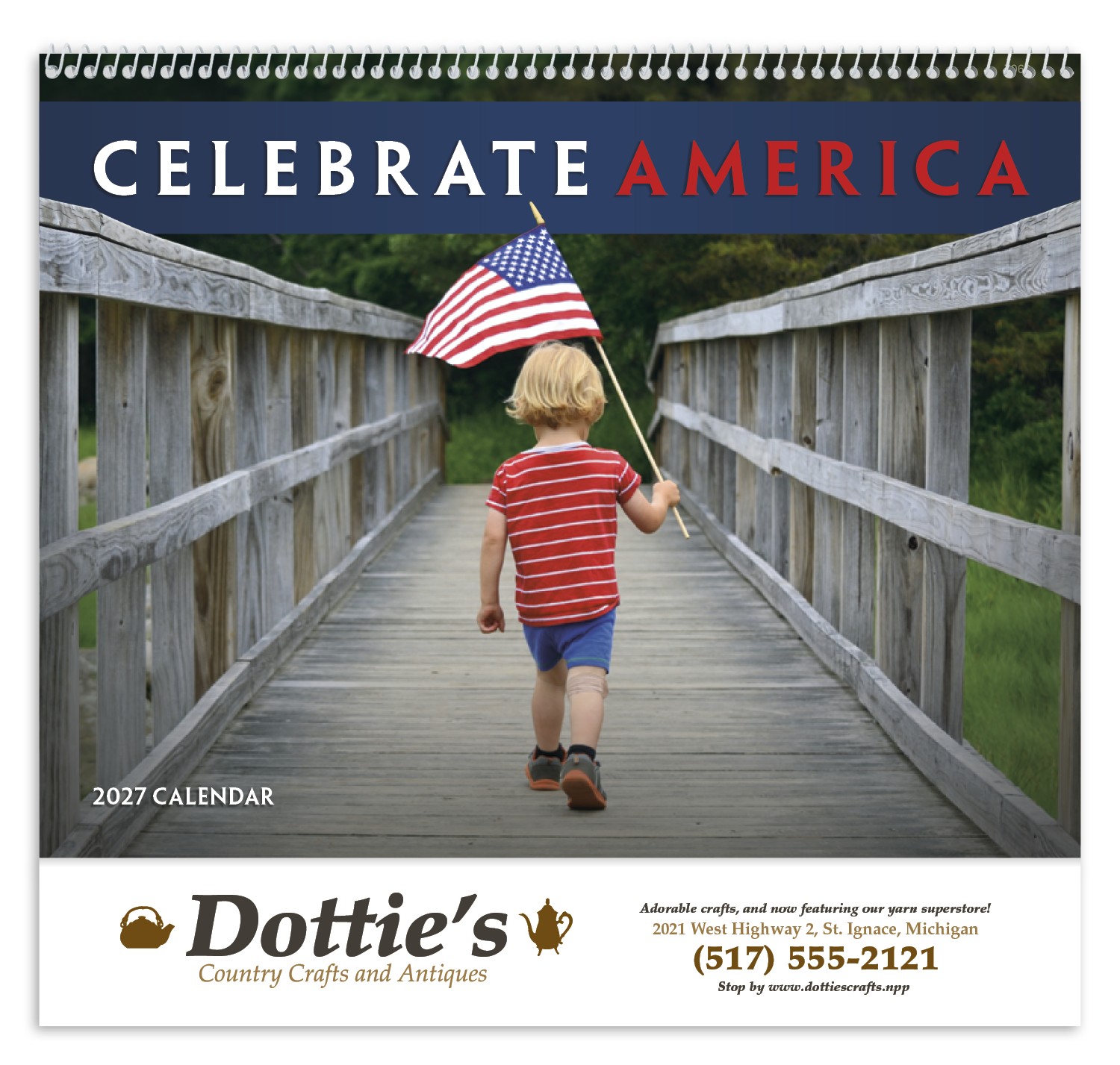 Picture of Good Value™ Celebrate America - Spiral Calendar